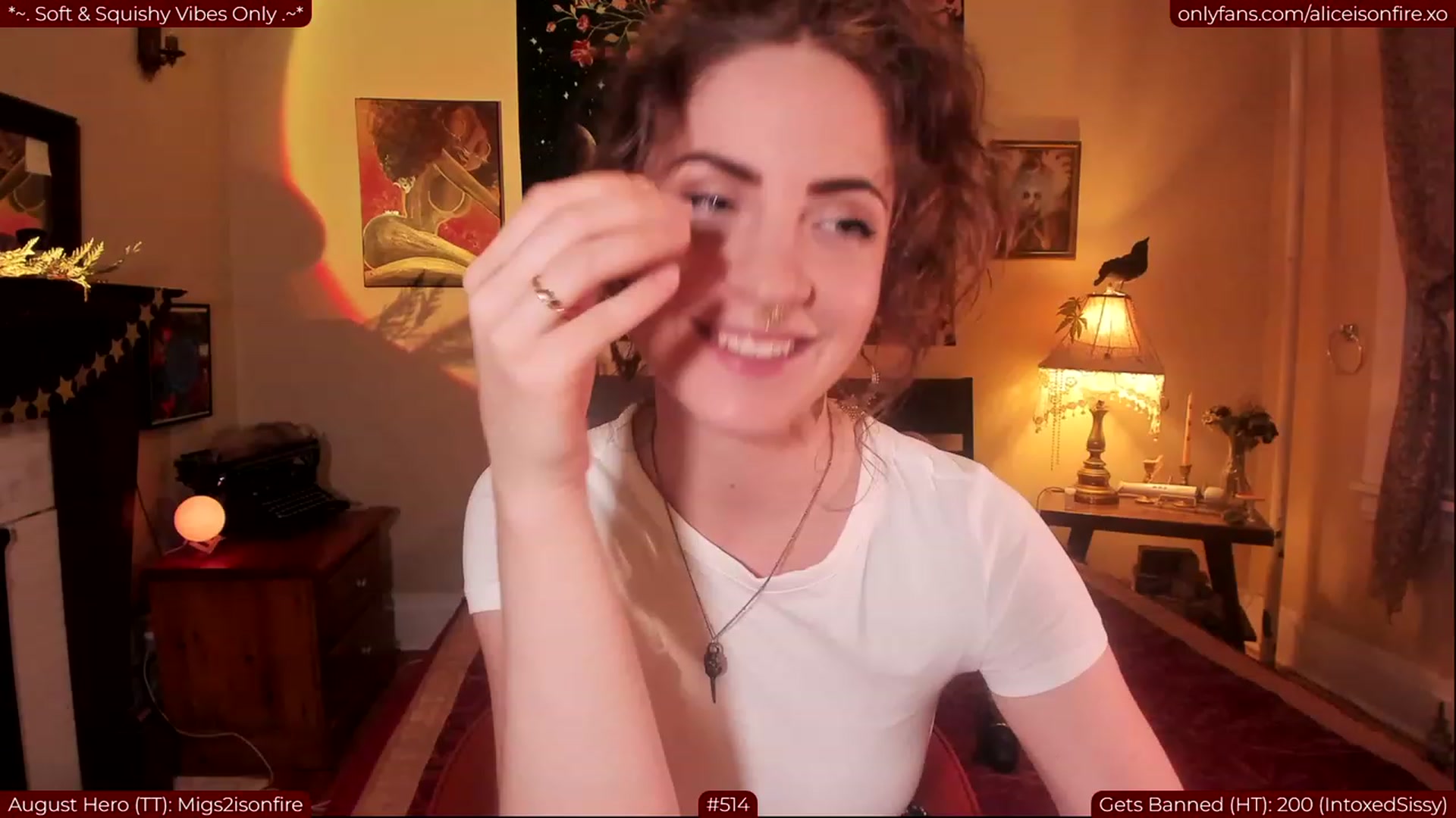 Gallery image thumbnail from aliceisonfire's myfreecams stream on, 08/04/2023, 06:34 image 6 of 20