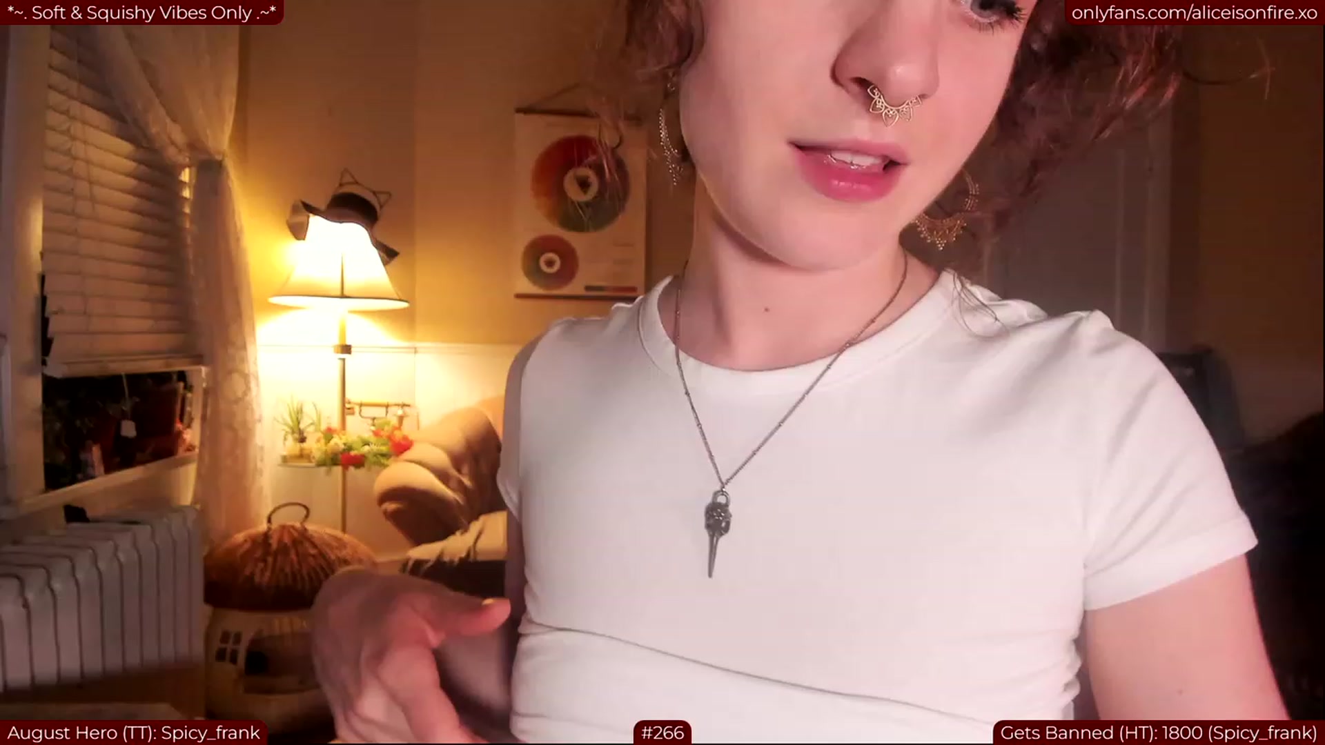 Gallery image thumbnail from aliceisonfire's myfreecams stream on, 08/04/2023, 08:12 image 19 of 20