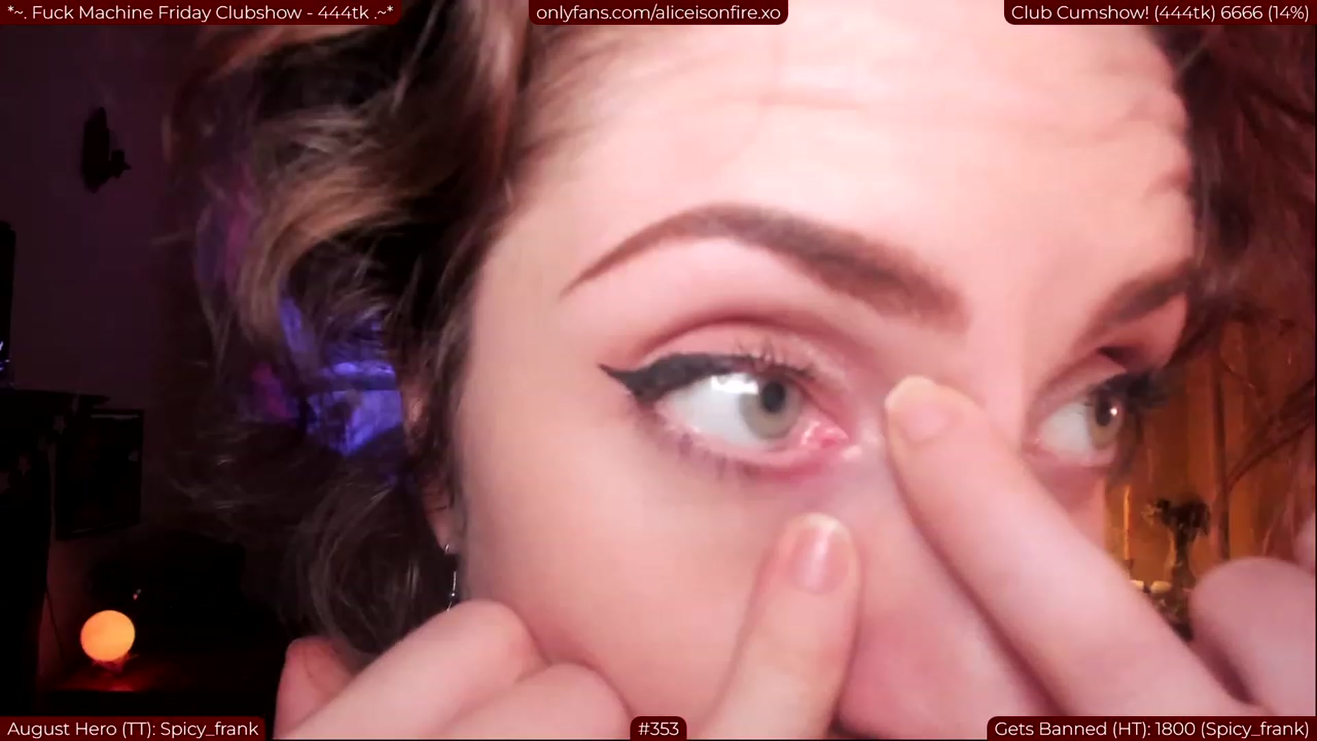 Gallery image thumbnail from aliceisonfire's myfreecams stream on, 08/05/2023, 07:41 image 18 of 20