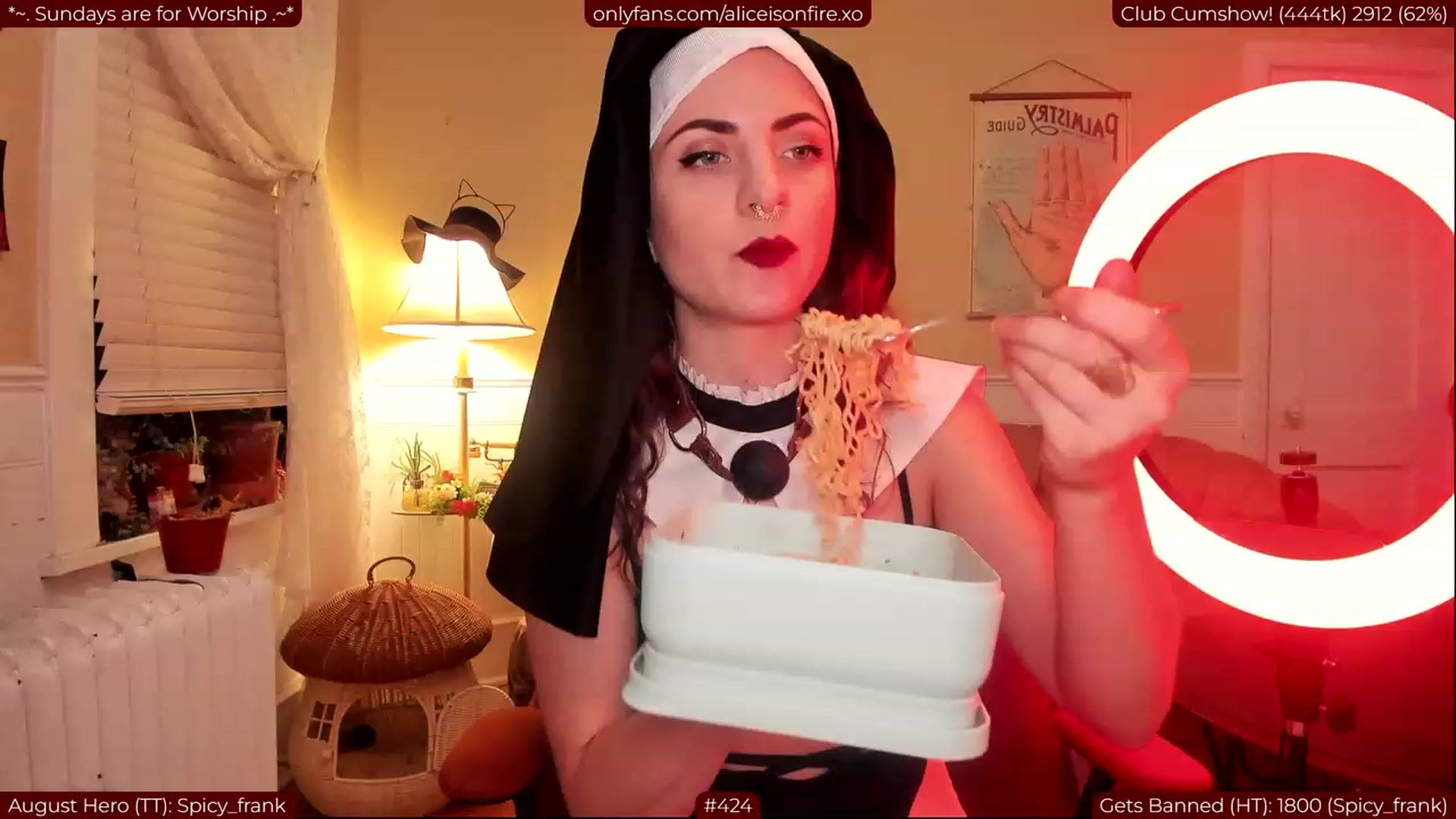 Gallery image thumbnail from aliceisonfire's myfreecams stream on, 08/07/2023, 06:41 image 17 of 20