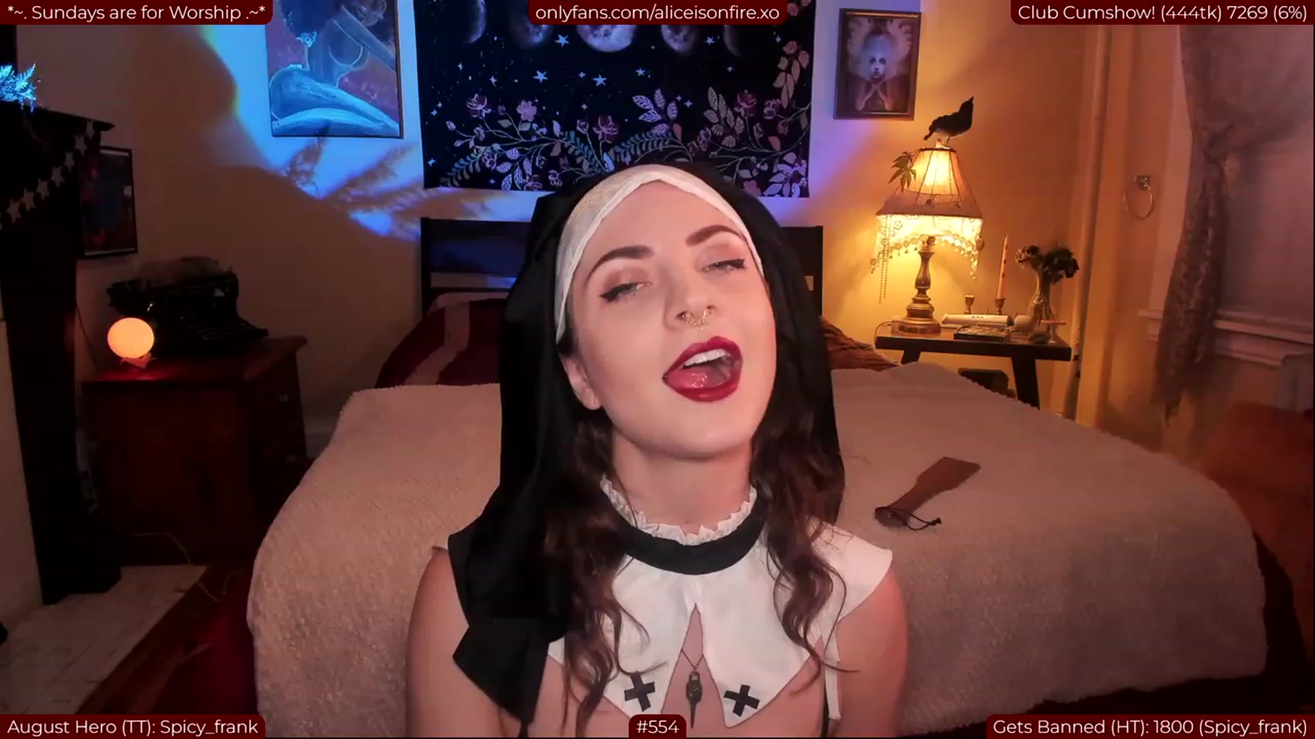 Gallery image thumbnail from aliceisonfire's myfreecams stream on, 08/07/2023, 06:41 image 2 of 20