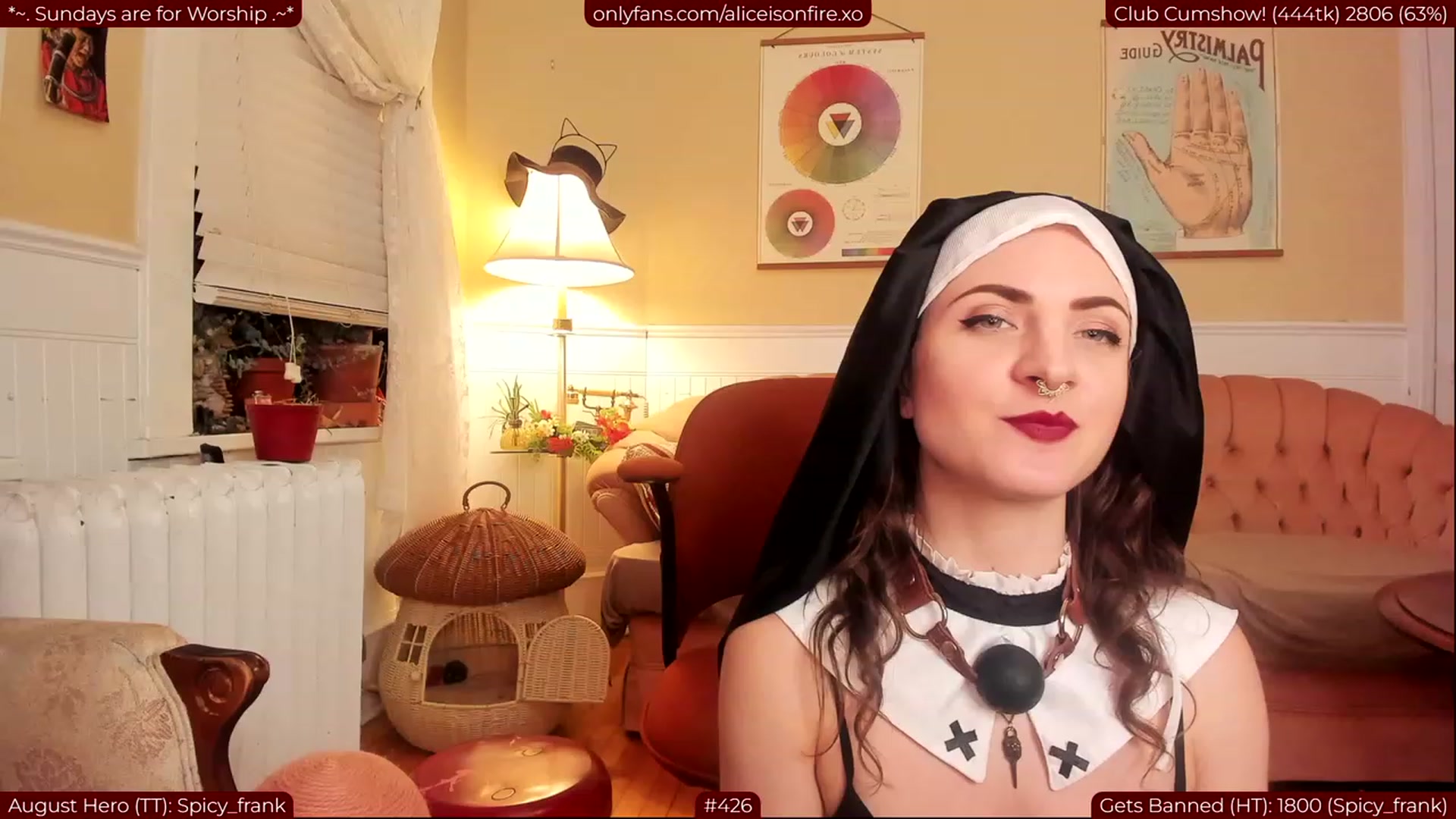Gallery image thumbnail from aliceisonfire's myfreecams stream on, 08/07/2023, 07:47 image 2 of 20