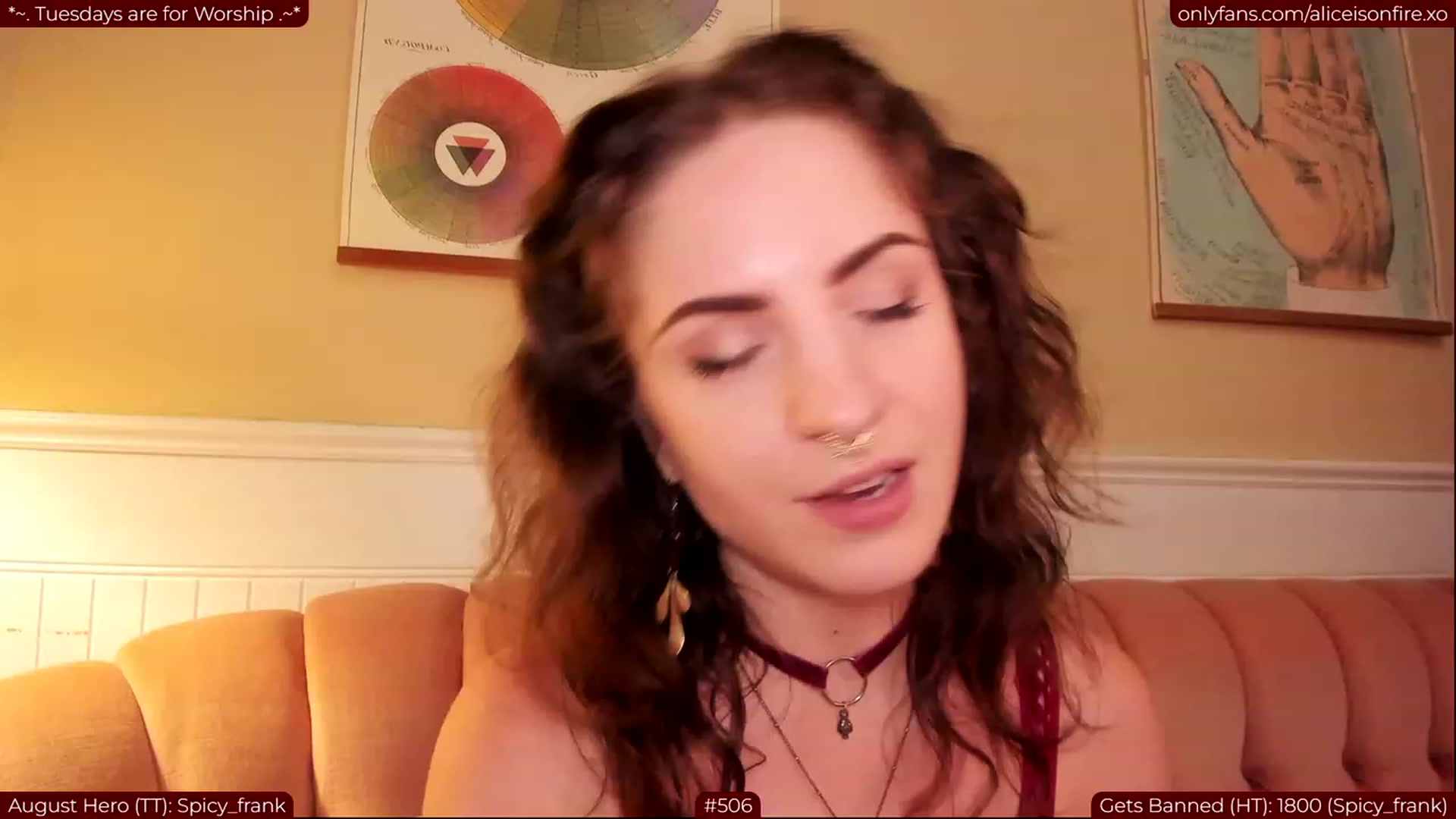 Gallery image thumbnail from aliceisonfire's myfreecams stream on, 08/09/2023, 06:54 image 16 of 20