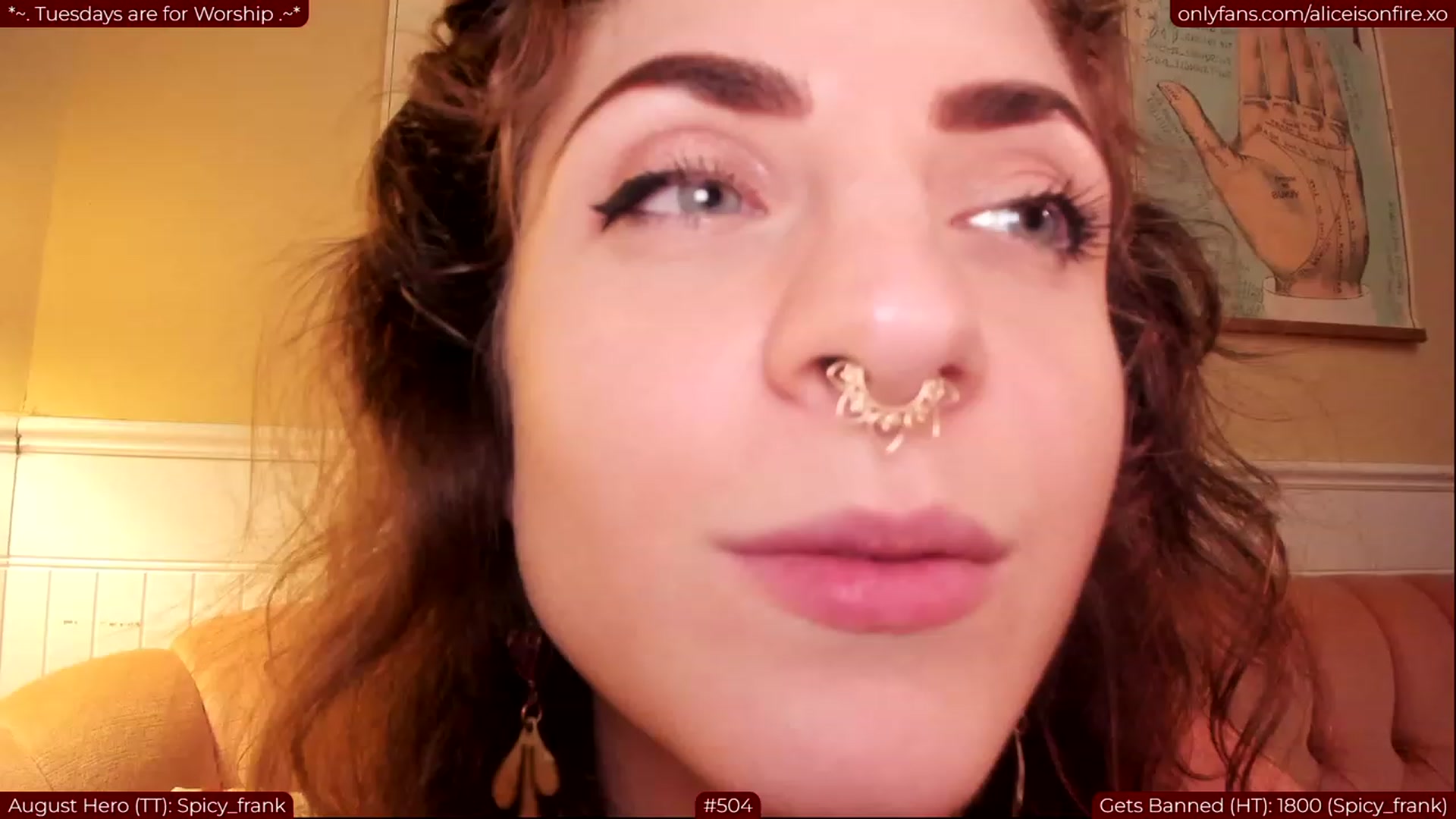 Gallery image thumbnail from aliceisonfire's myfreecams stream on, 08/09/2023, 06:54 image 14 of 20