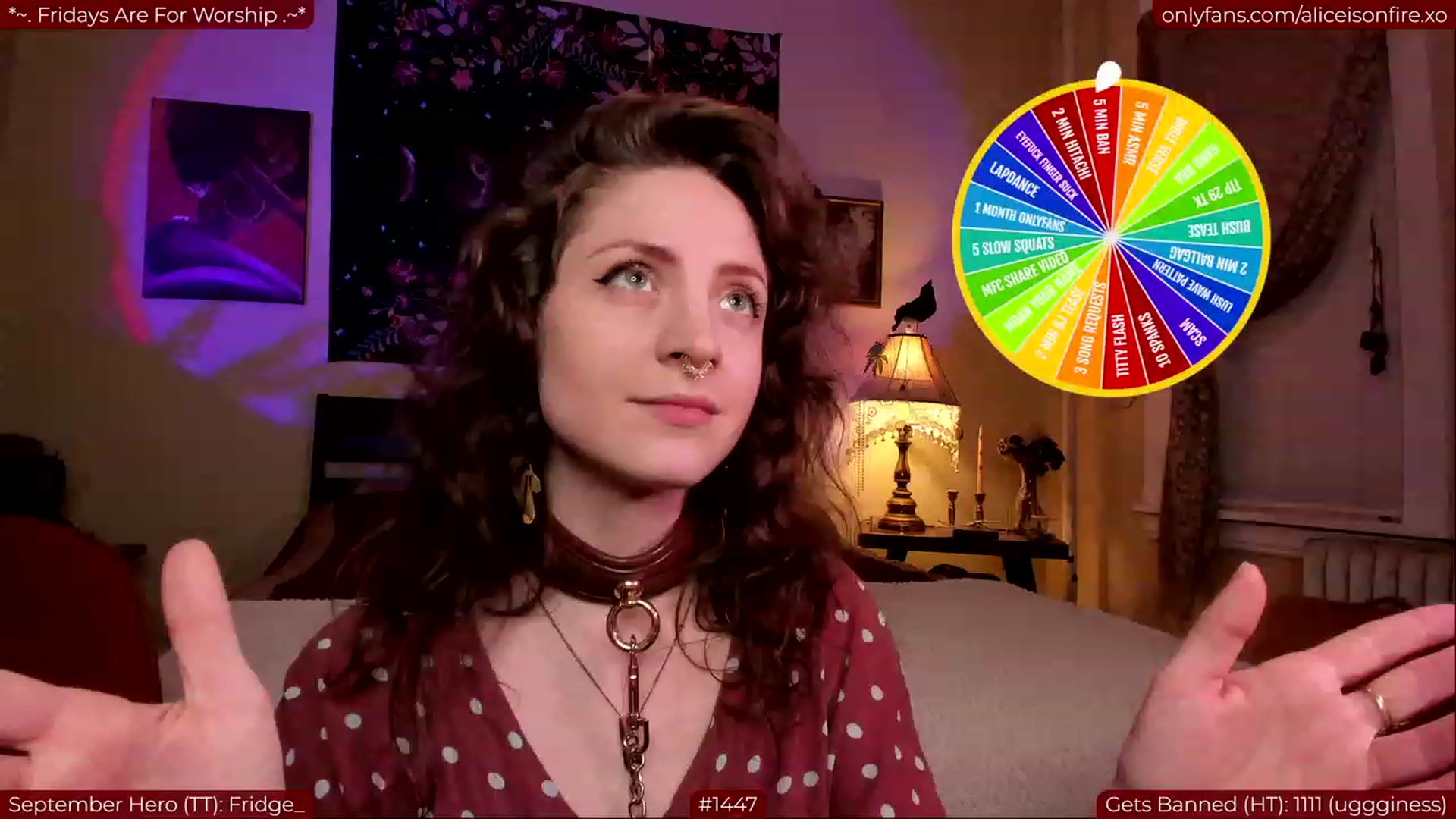 Gallery image thumbnail from aliceisonfire's myfreecams stream on, 09/09/2023, 05:57 image 10 of 20