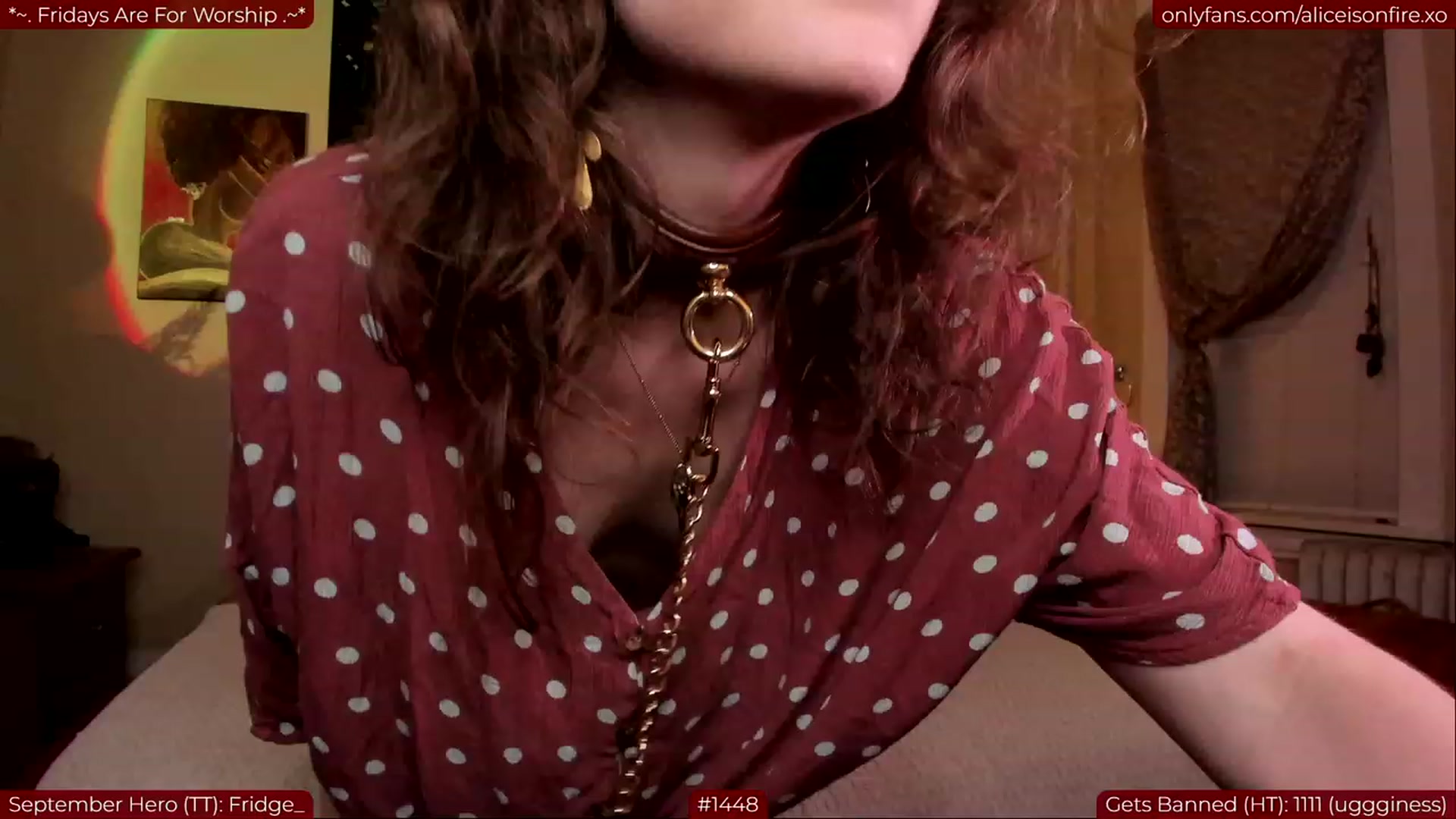 Gallery image thumbnail from aliceisonfire's myfreecams stream on, 09/09/2023, 05:57 image 13 of 20