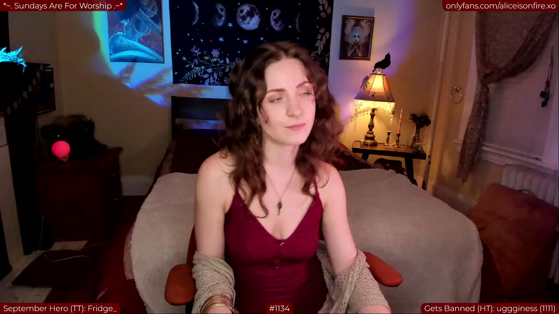 Gallery image thumbnail from aliceisonfire's myfreecams stream on, 09/11/2023, 07:16 image 8 of 20