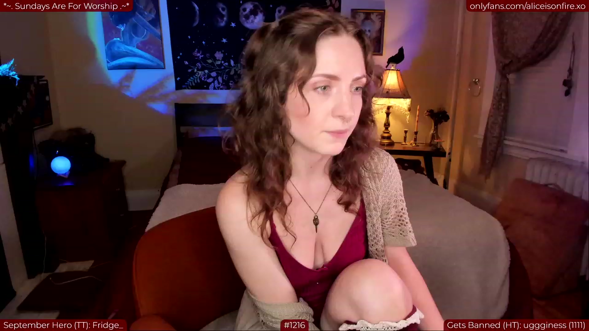 Gallery image thumbnail from aliceisonfire's myfreecams stream on, 09/11/2023, 07:16 image 2 of 20