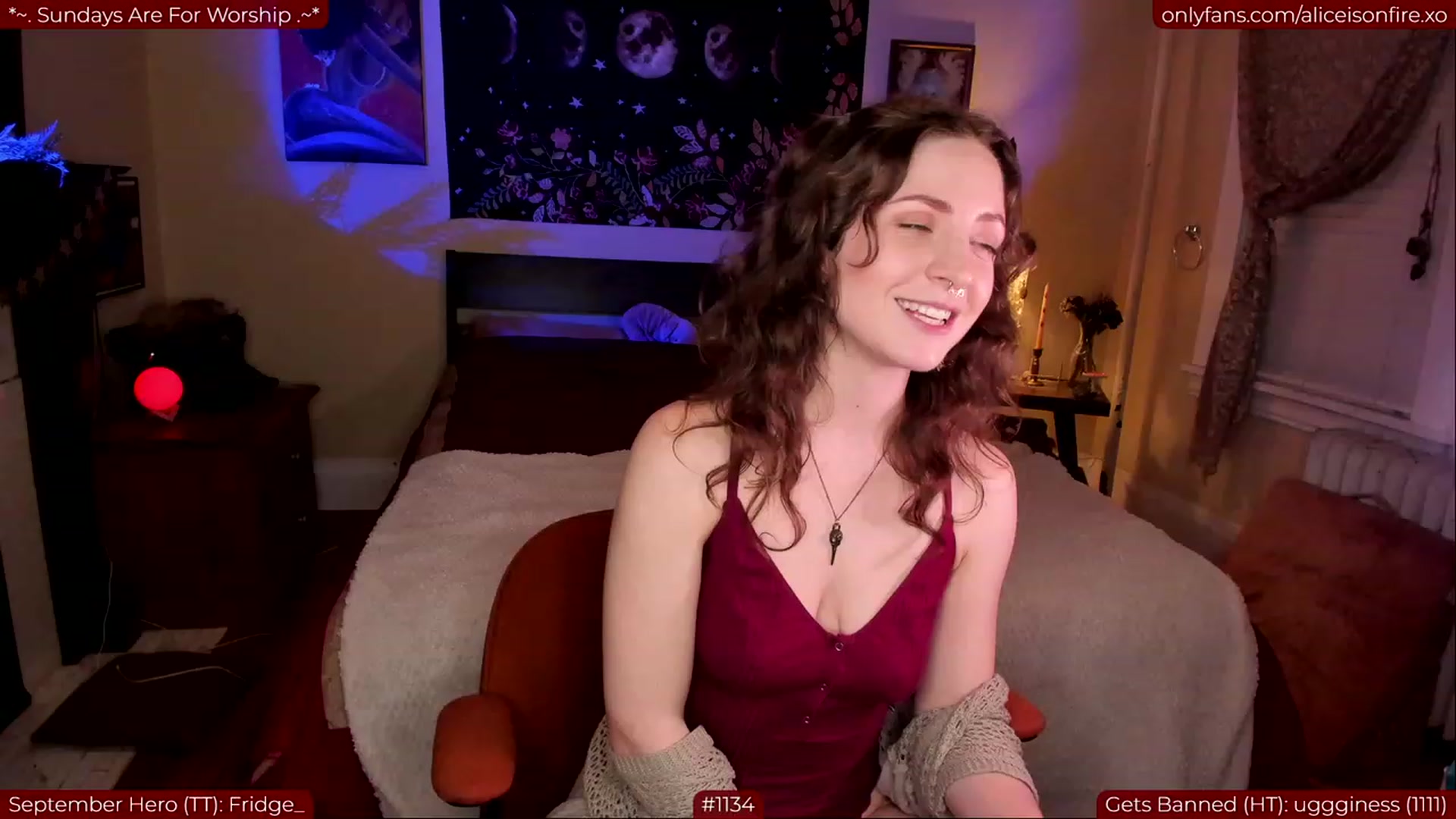 Gallery image thumbnail from aliceisonfire's myfreecams stream on, 09/11/2023, 07:16 image 9 of 20