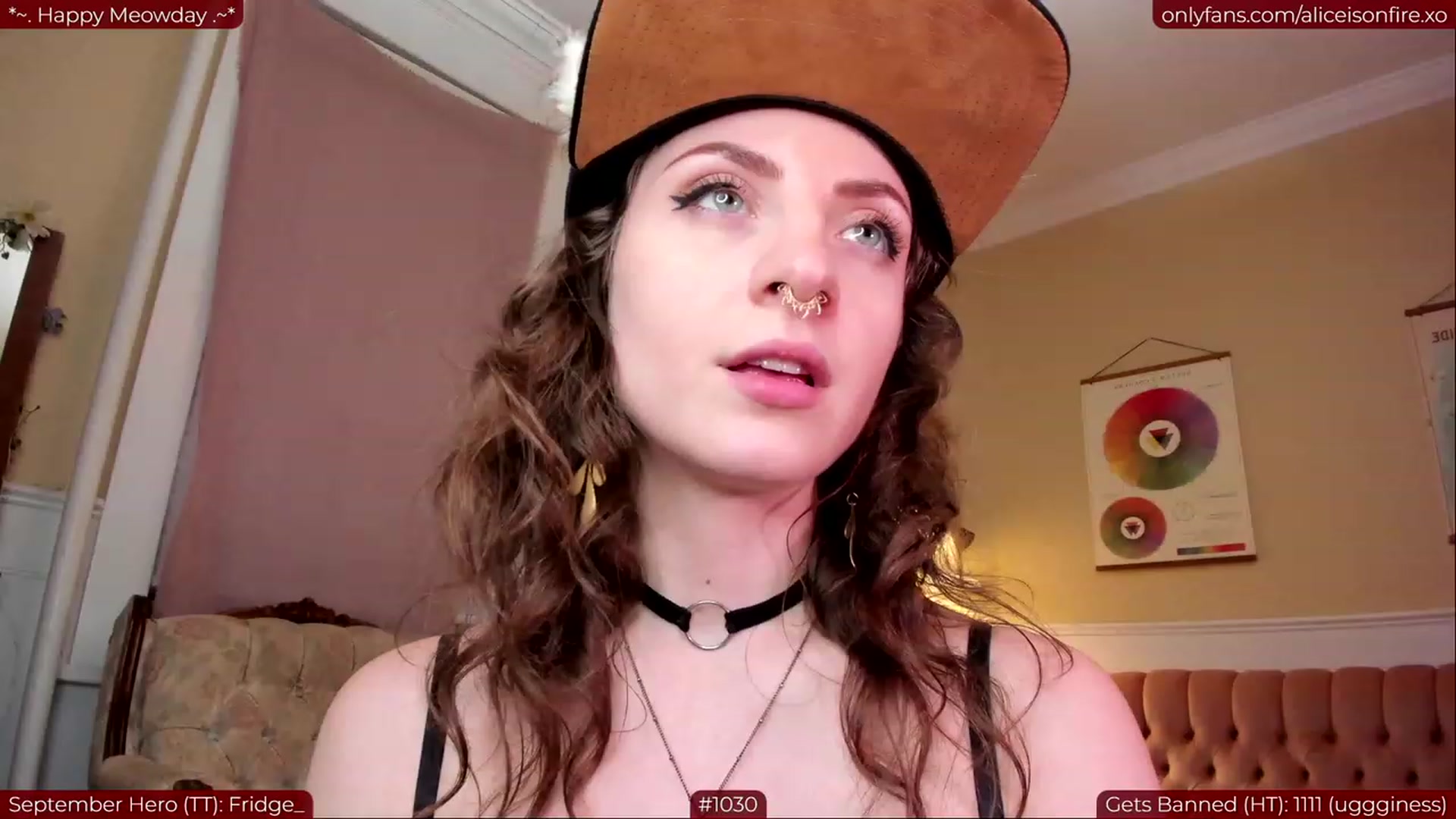 Gallery image thumbnail from aliceisonfire's myfreecams stream on, 09/12/2023, 08:08 image 19 of 20