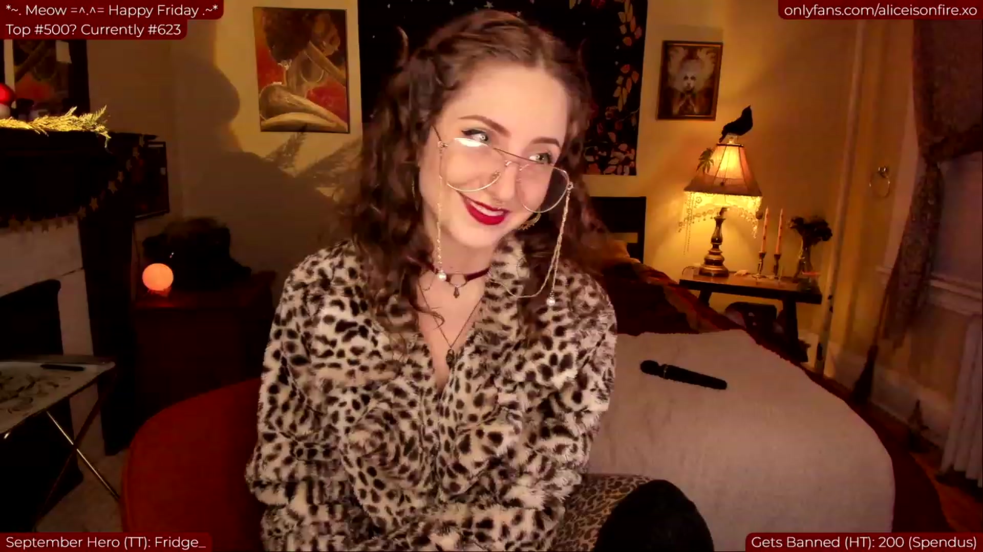 Gallery image thumbnail from aliceisonfire's myfreecams stream on, 09/23/2023, 08:32 image 14 of 20