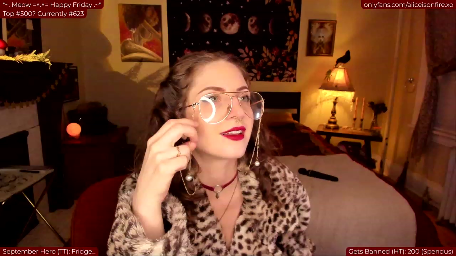 Gallery image thumbnail from aliceisonfire's myfreecams stream on, 09/23/2023, 08:32 image 17 of 20