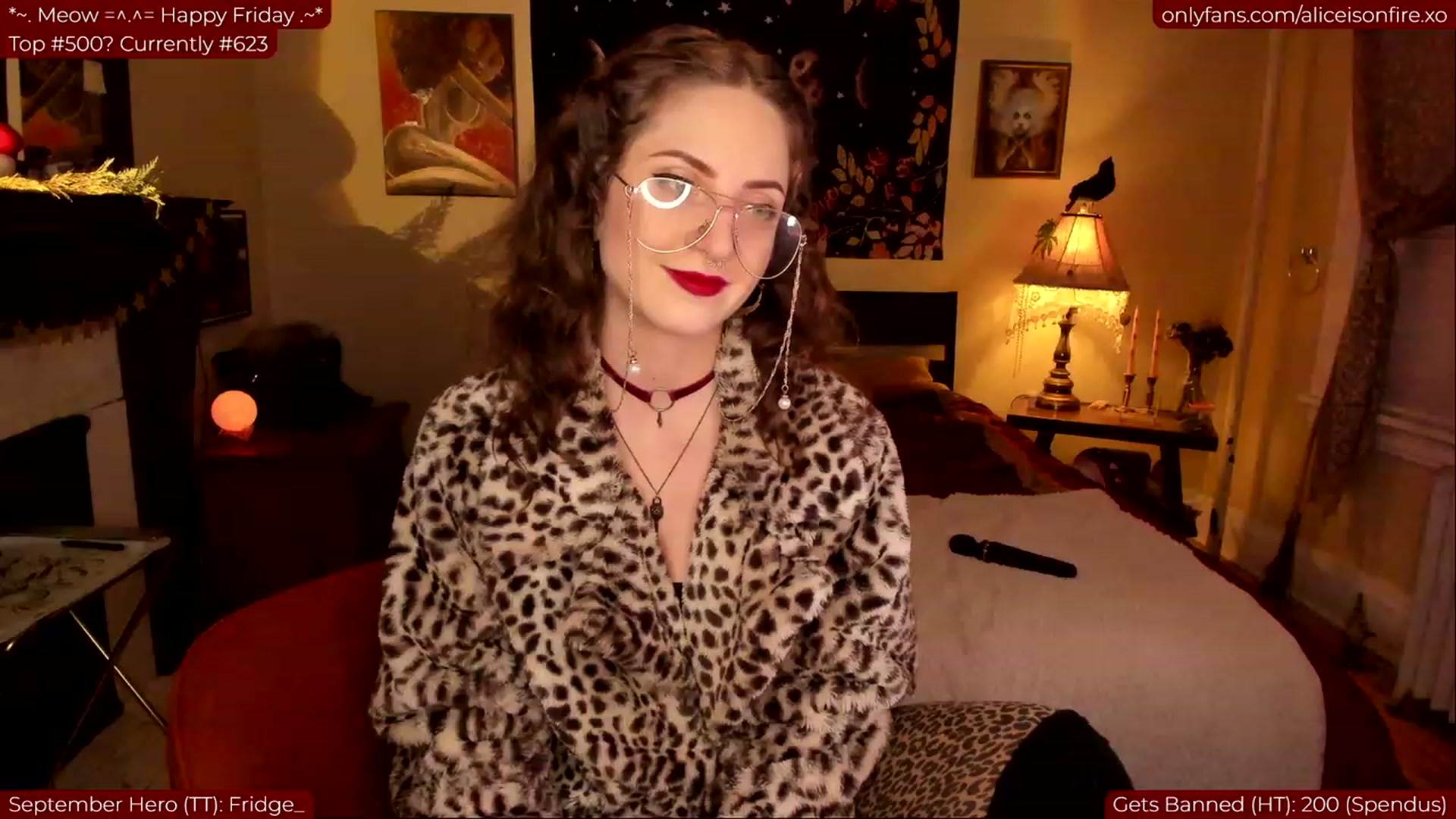 Gallery image thumbnail from aliceisonfire's myfreecams stream on, 09/23/2023, 08:32 image 15 of 20