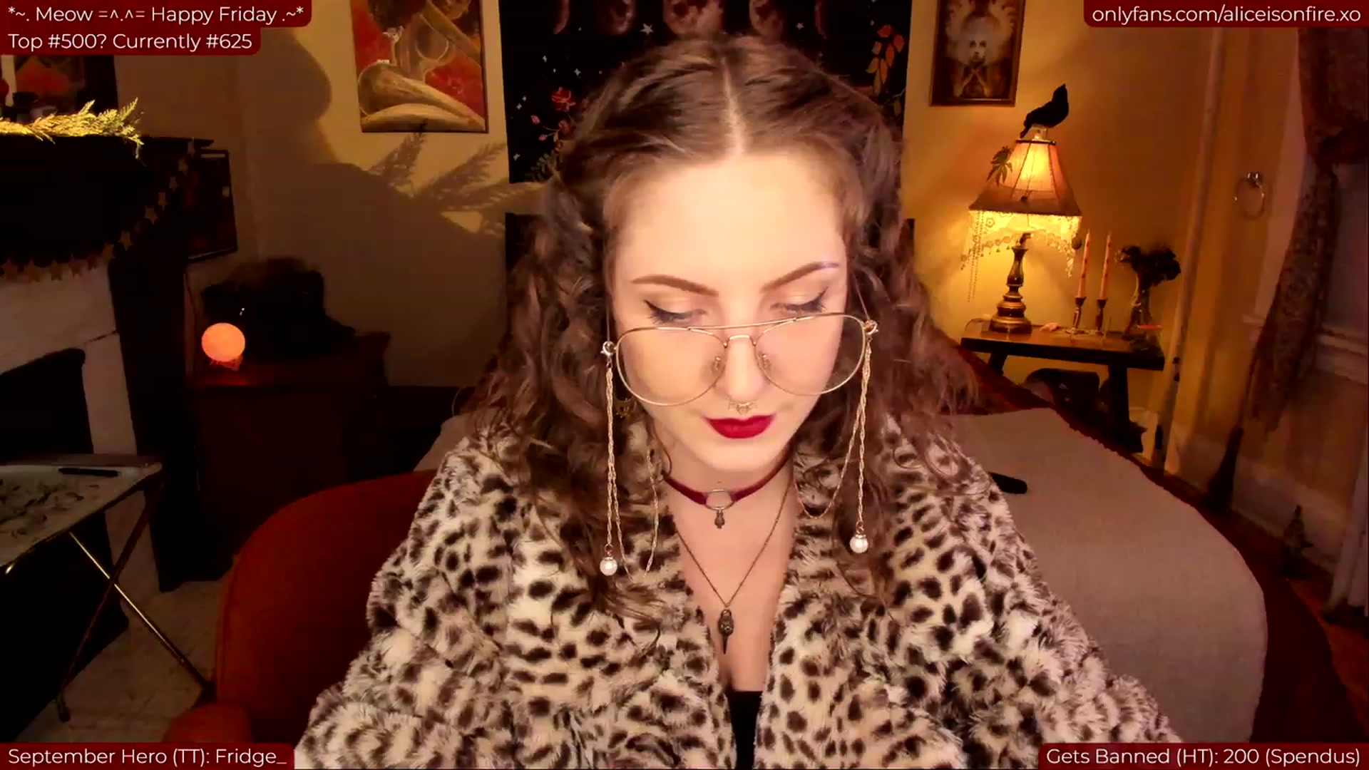 Gallery image thumbnail from aliceisonfire's myfreecams stream on, 09/23/2023, 08:32 image 9 of 20
