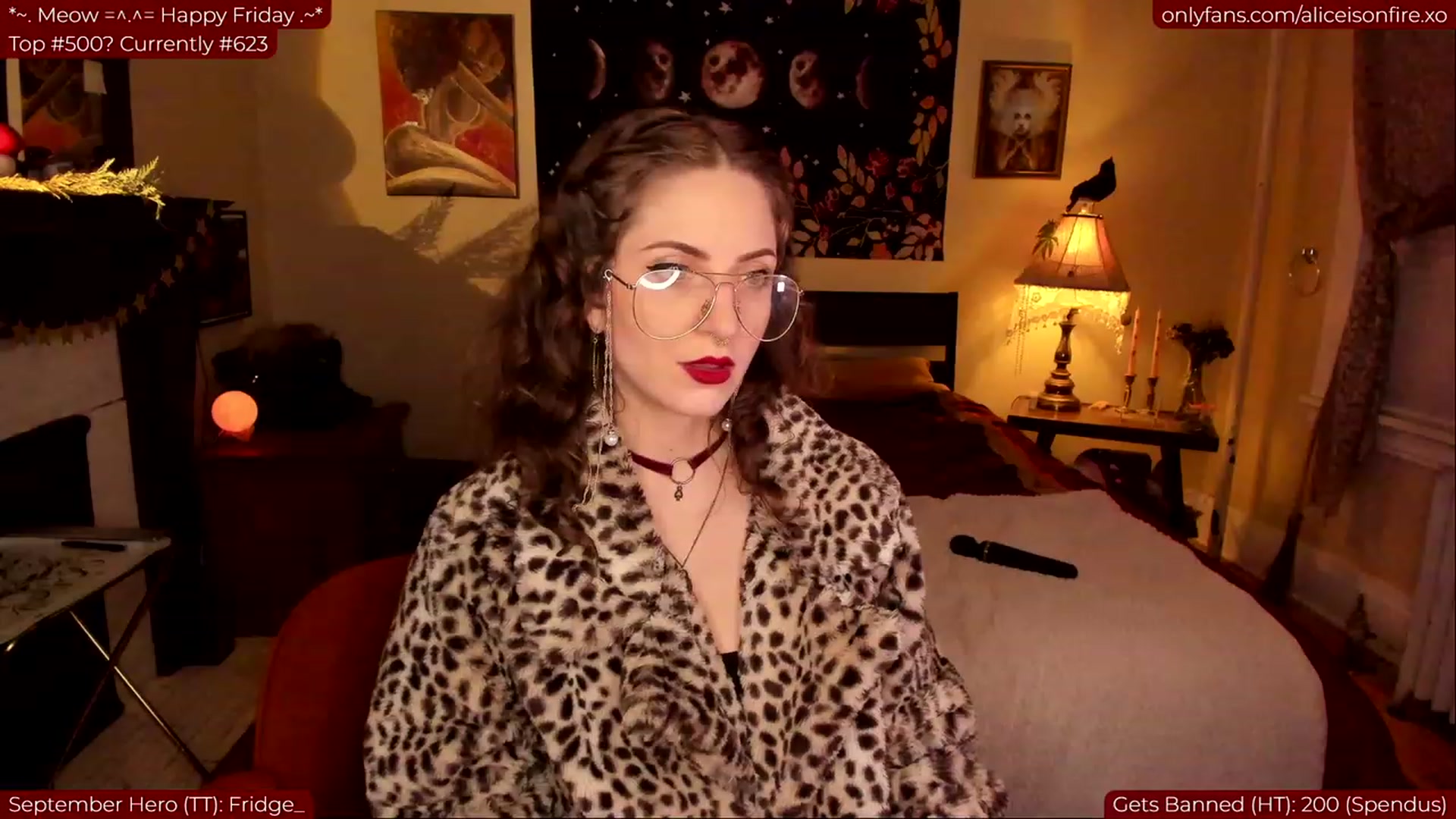 Gallery image thumbnail from aliceisonfire's myfreecams stream on, 09/23/2023, 08:32 image 20 of 20