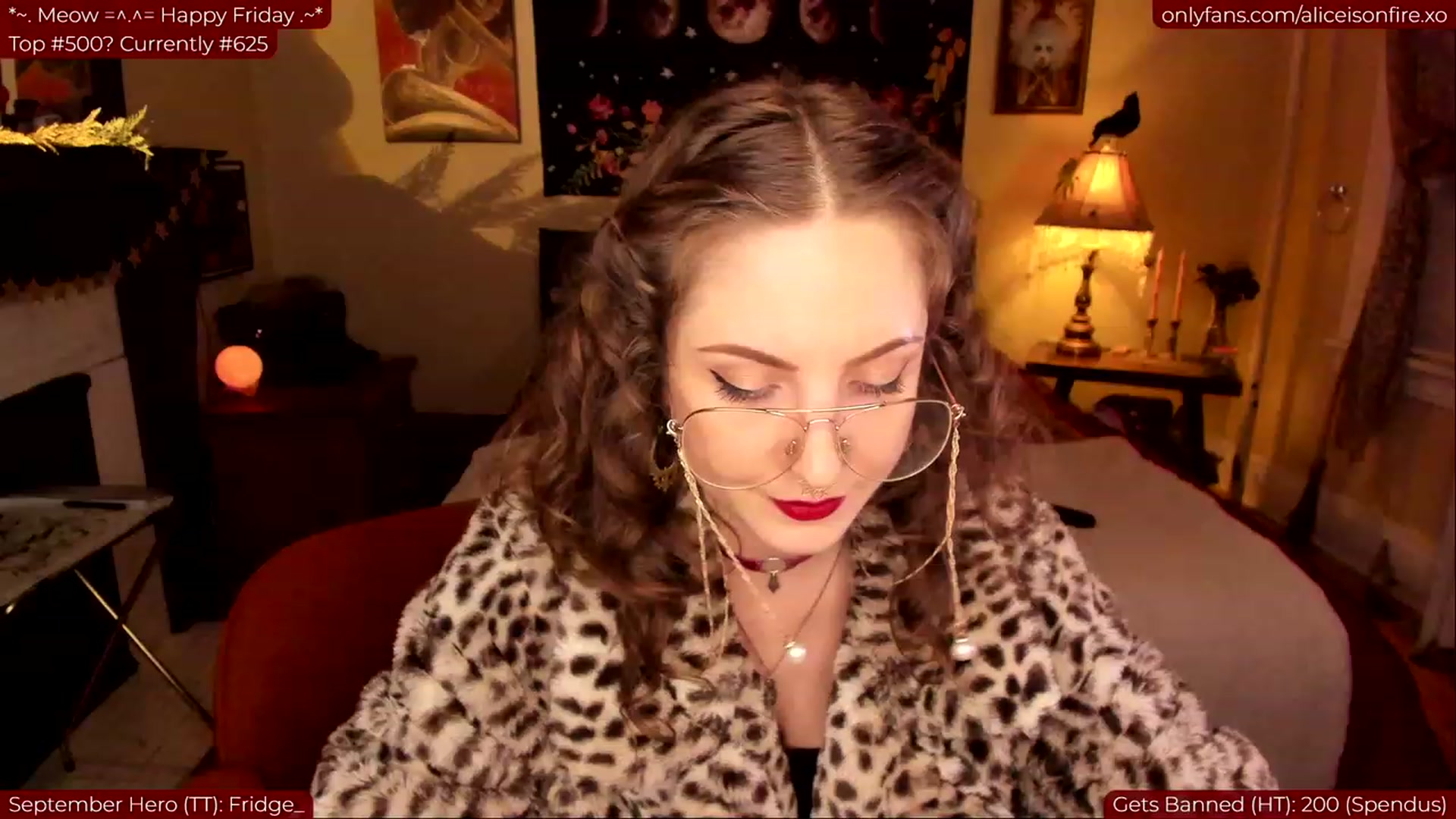 Gallery image thumbnail from aliceisonfire's myfreecams stream on, 09/23/2023, 08:32 image 10 of 20