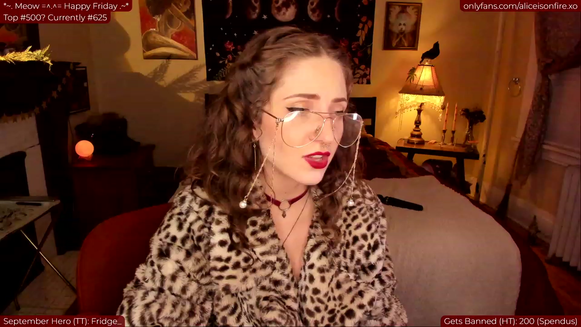 Gallery image thumbnail from aliceisonfire's myfreecams stream on, 09/23/2023, 08:32 image 11 of 20