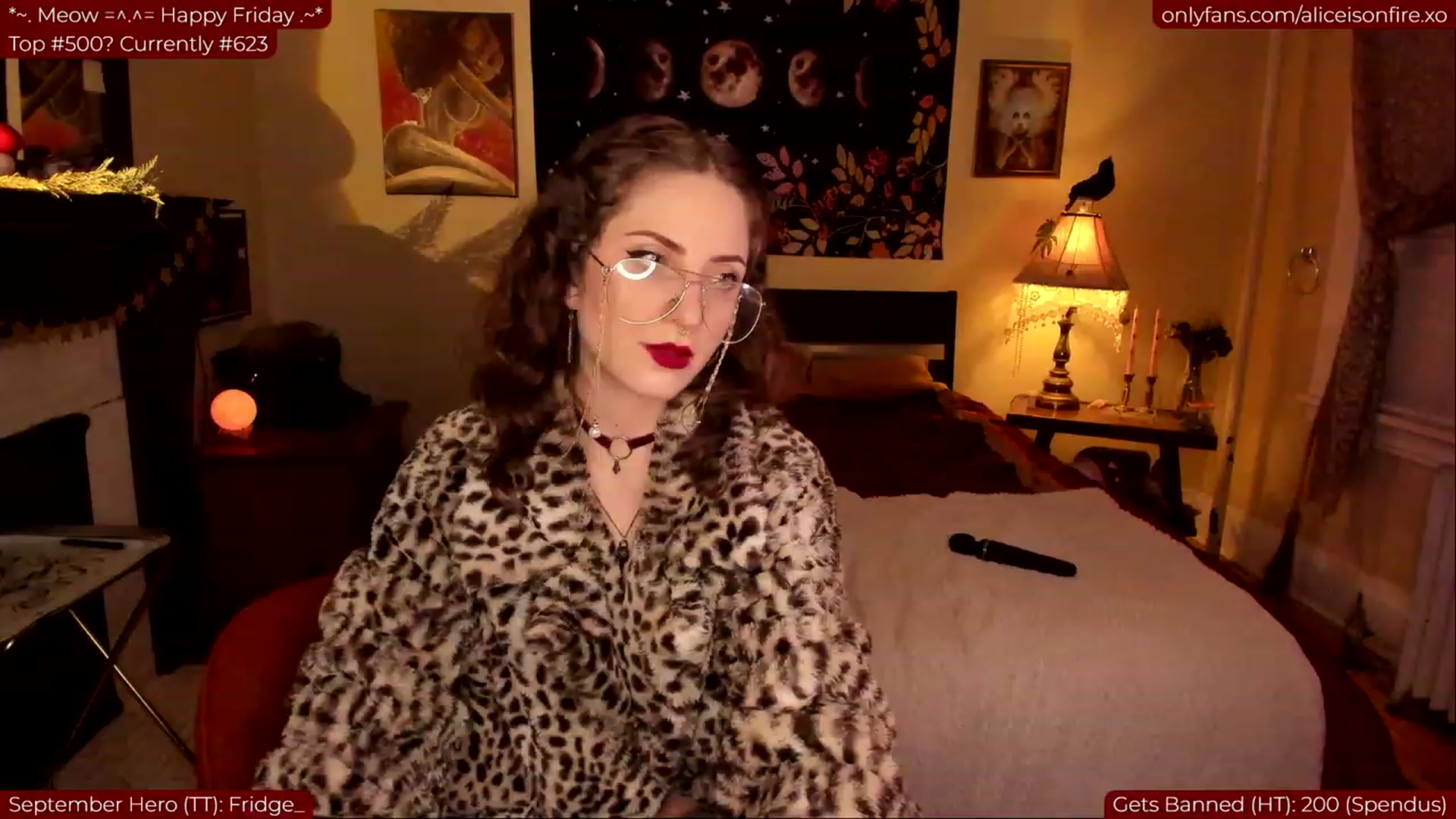 Gallery image thumbnail from aliceisonfire's myfreecams stream on, 09/23/2023, 08:32 image 19 of 20