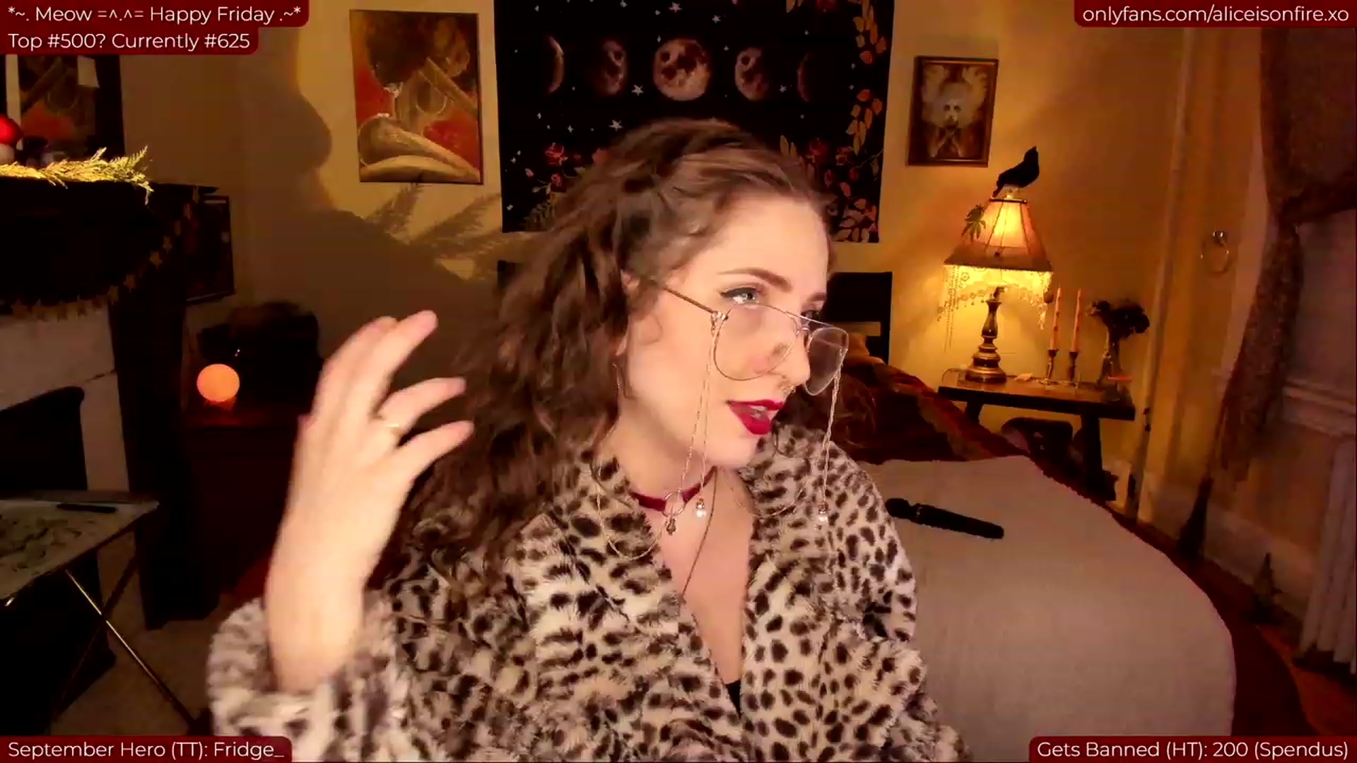 Gallery image thumbnail from aliceisonfire's myfreecams stream on, 09/23/2023, 08:32 image 13 of 20