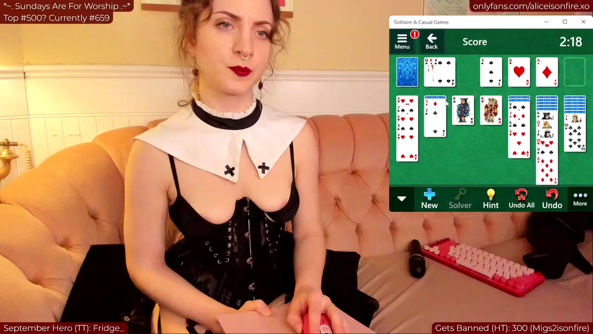 Gallery image thumbnail from aliceisonfire's myfreecams stream on, 09/25/2023, 07:13 image 3 of 20