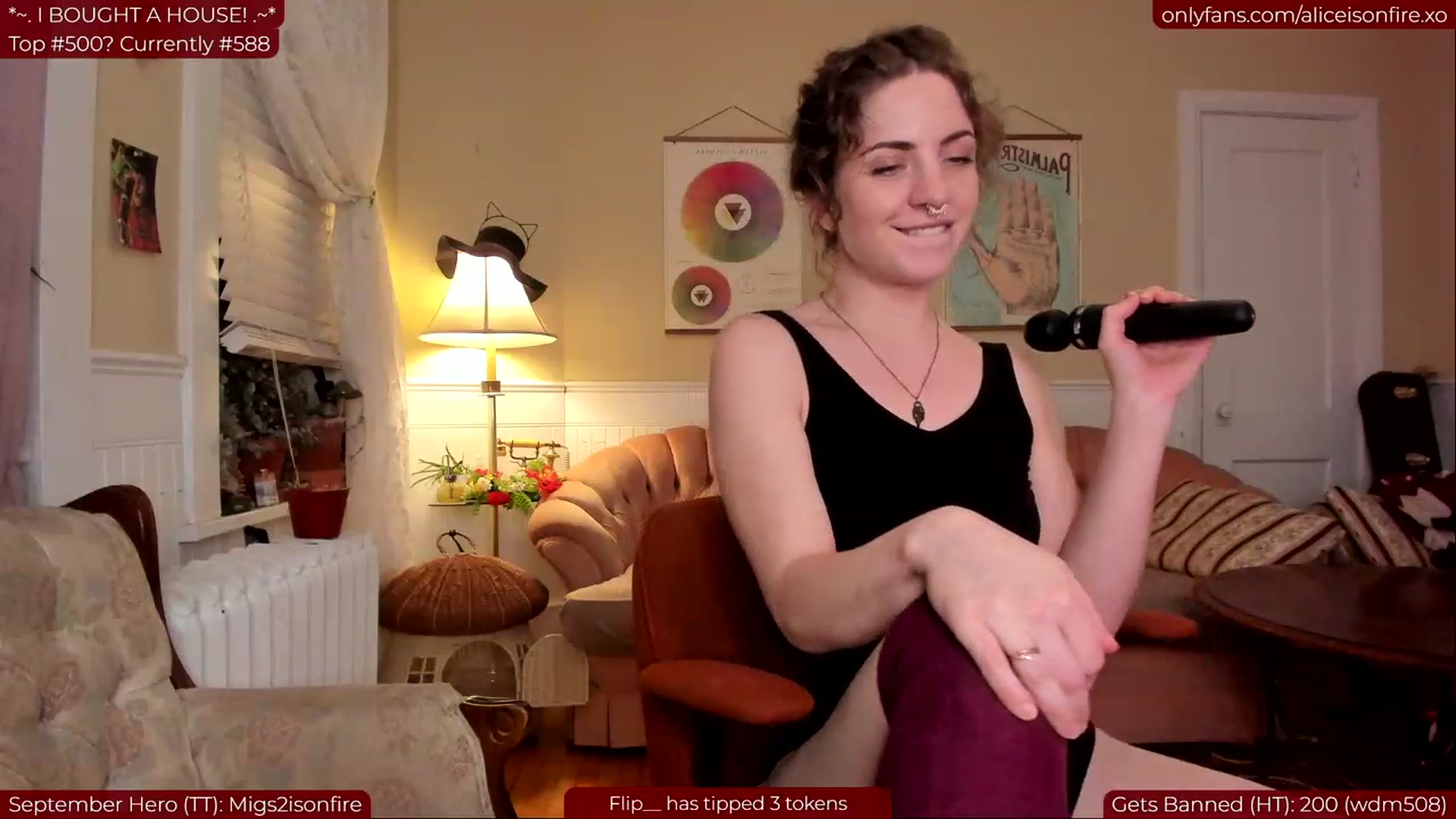 Gallery image thumbnail from aliceisonfire's myfreecams stream on, 09/27/2023, 06:54 image 5 of 20