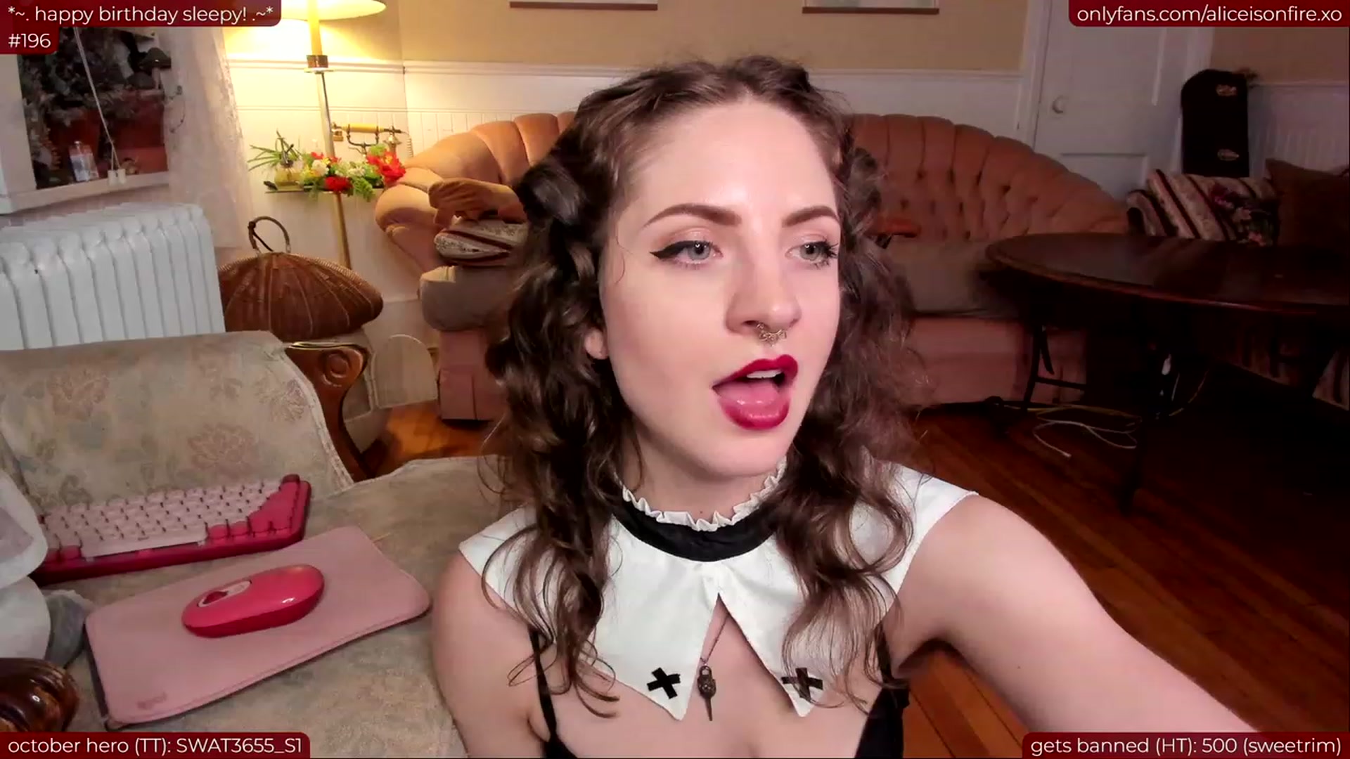 Gallery image thumbnail from aliceisonfire's myfreecams stream on, 10/02/2023, 09:25 image 2 of 20