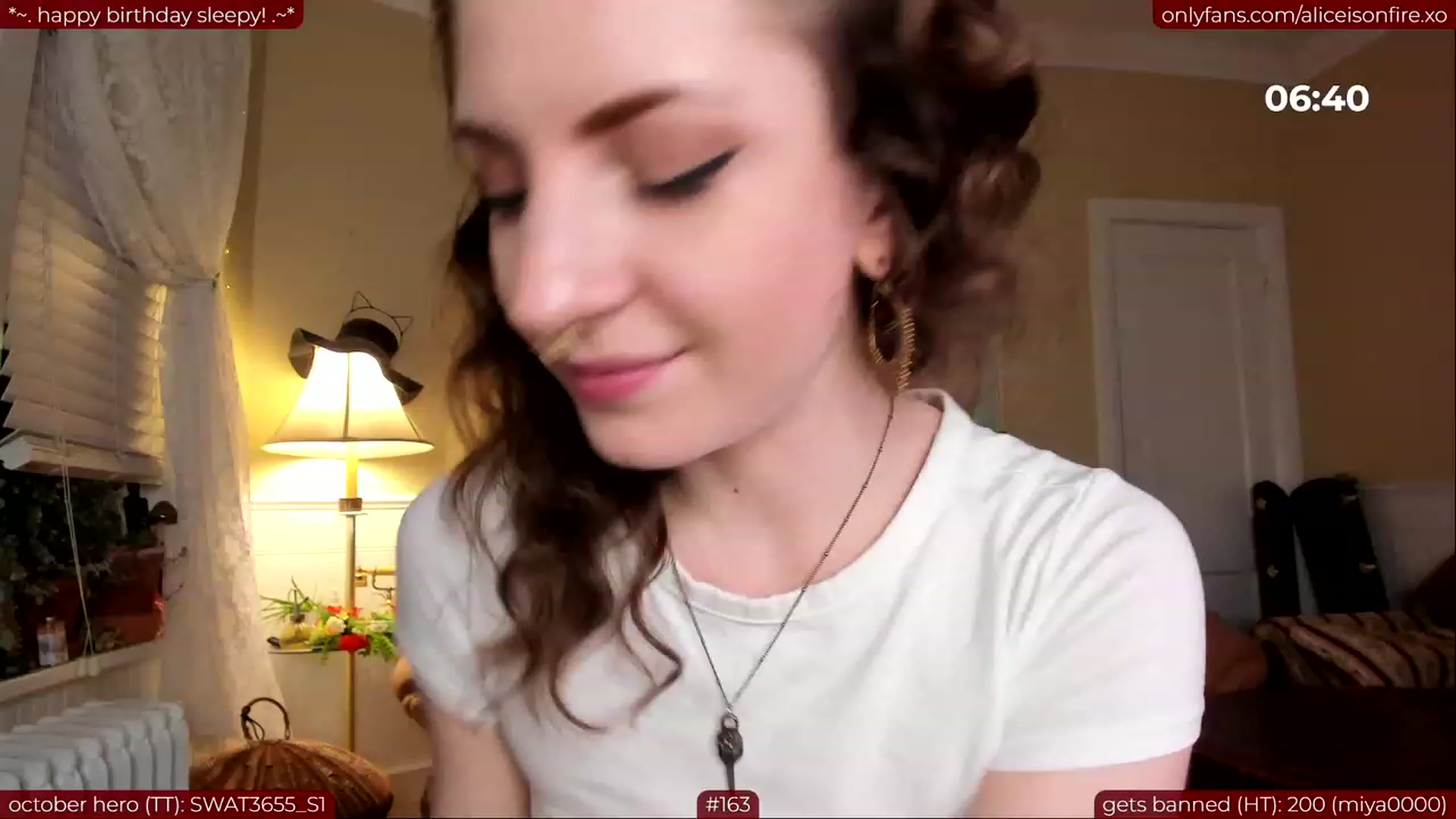 Gallery image thumbnail from aliceisonfire's myfreecams stream on, 10/03/2023, 08:57 image 2 of 20