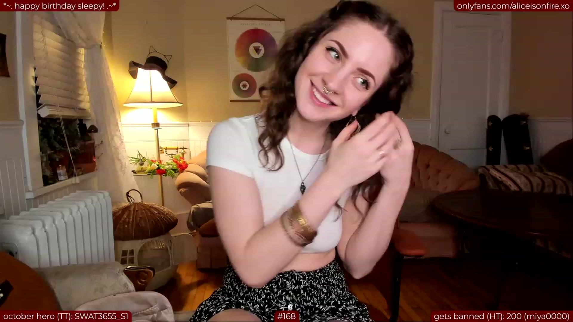 Gallery image thumbnail from aliceisonfire's myfreecams stream on, 10/03/2023, 08:57 image 9 of 20