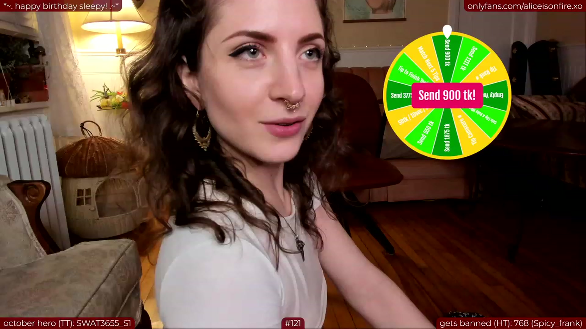 Gallery image thumbnail from aliceisonfire's myfreecams stream on, 10/03/2023, 09:08 image 10 of 20