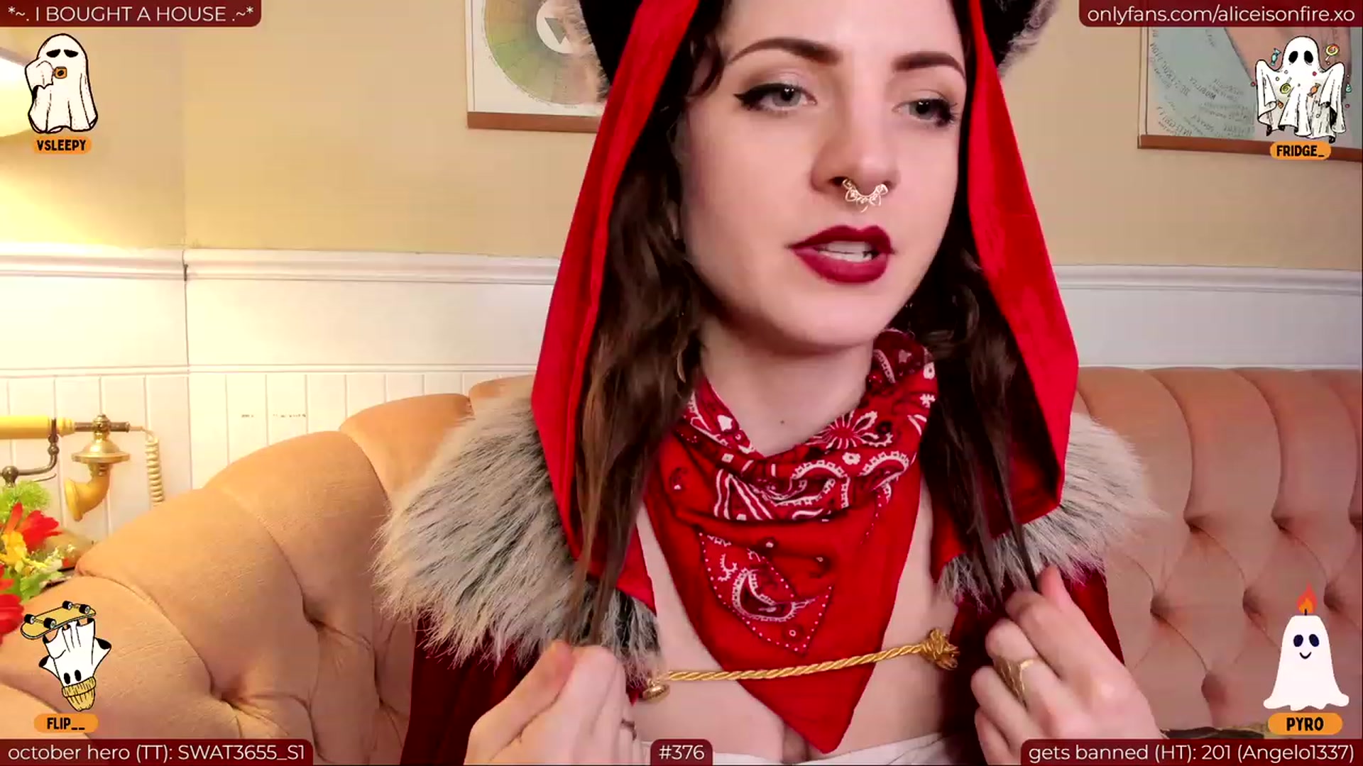 Gallery image thumbnail from aliceisonfire's myfreecams stream on, 10/10/2023, 07:34 image 11 of 20
