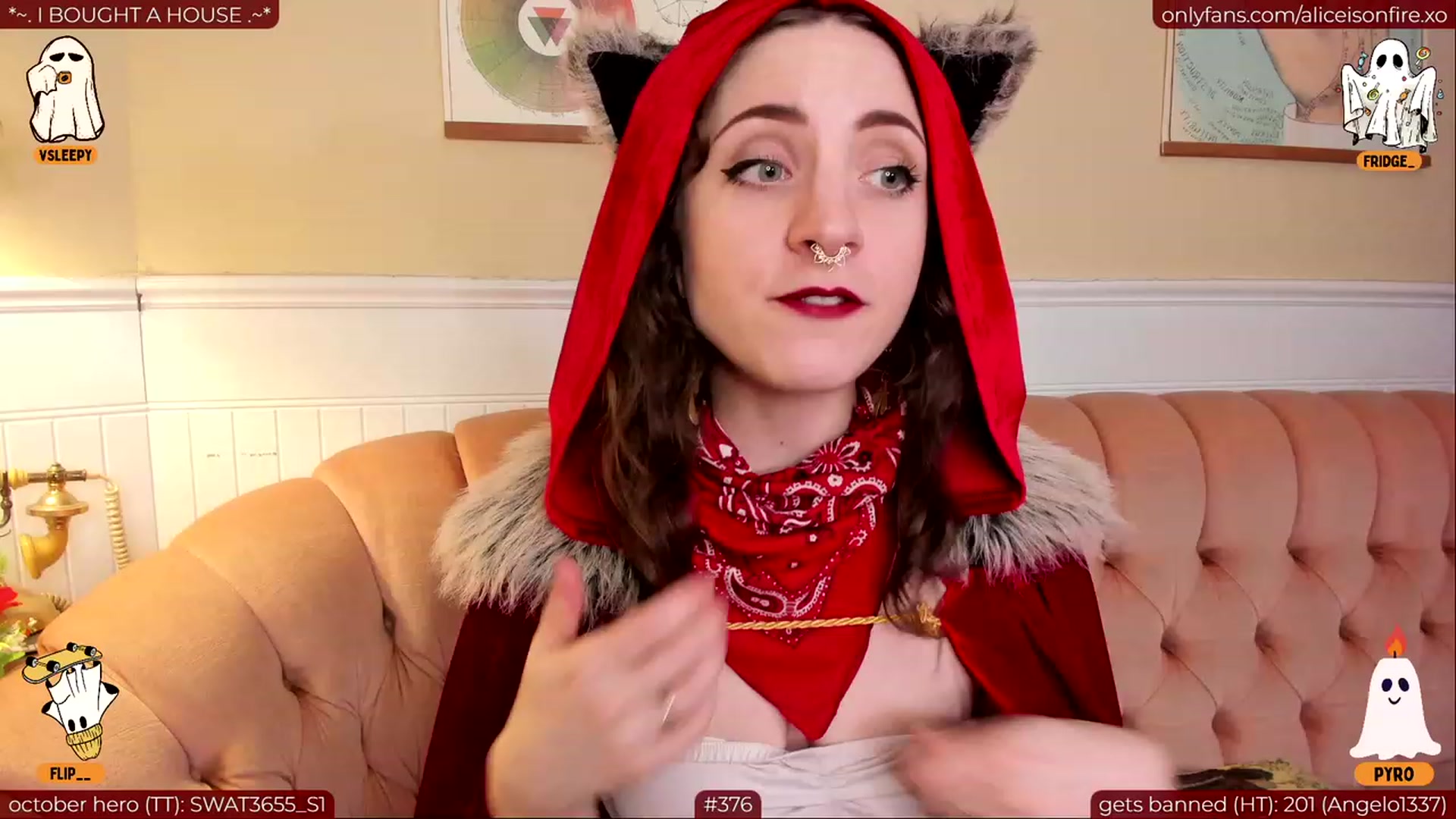 Gallery image thumbnail from aliceisonfire's myfreecams stream on, 10/10/2023, 07:34 image 14 of 20