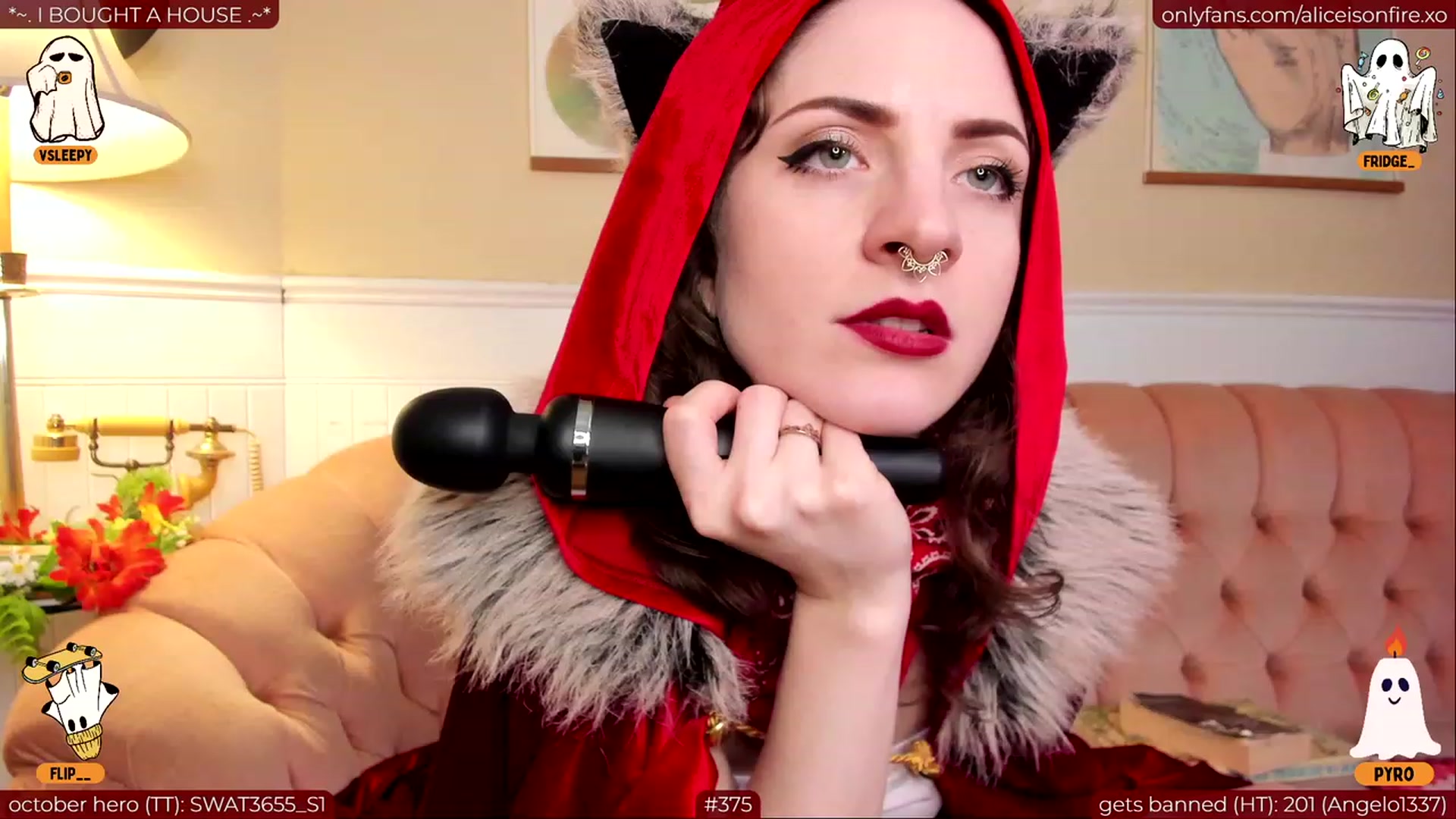 Gallery image thumbnail from aliceisonfire's myfreecams stream on, 10/10/2023, 07:34 image 5 of 20