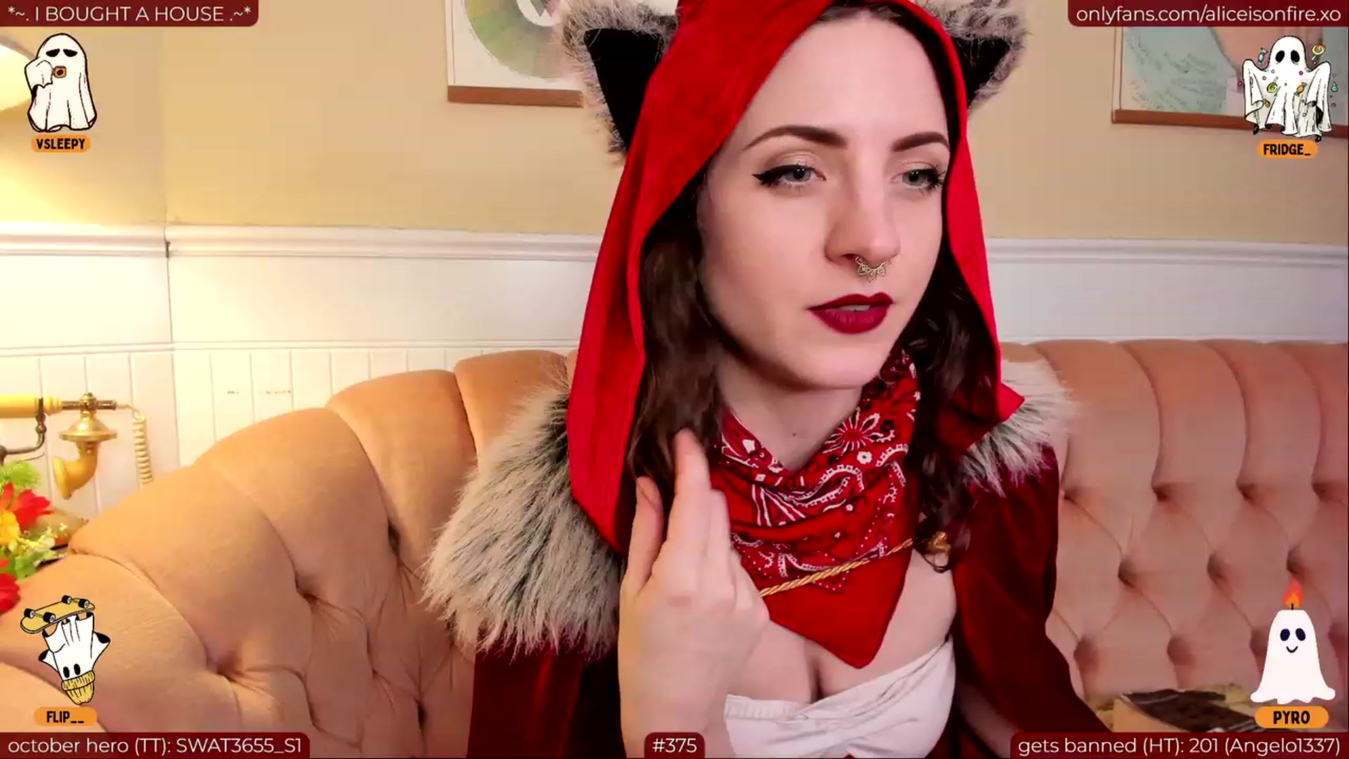 Gallery image thumbnail from aliceisonfire's myfreecams stream on, 10/10/2023, 07:34 image 20 of 20