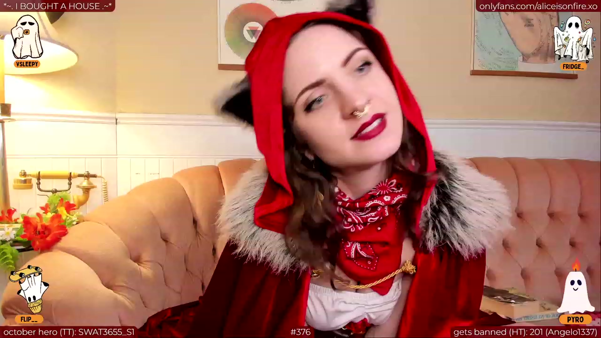 Gallery image thumbnail from aliceisonfire's myfreecams stream on, 10/10/2023, 07:34 image 6 of 20