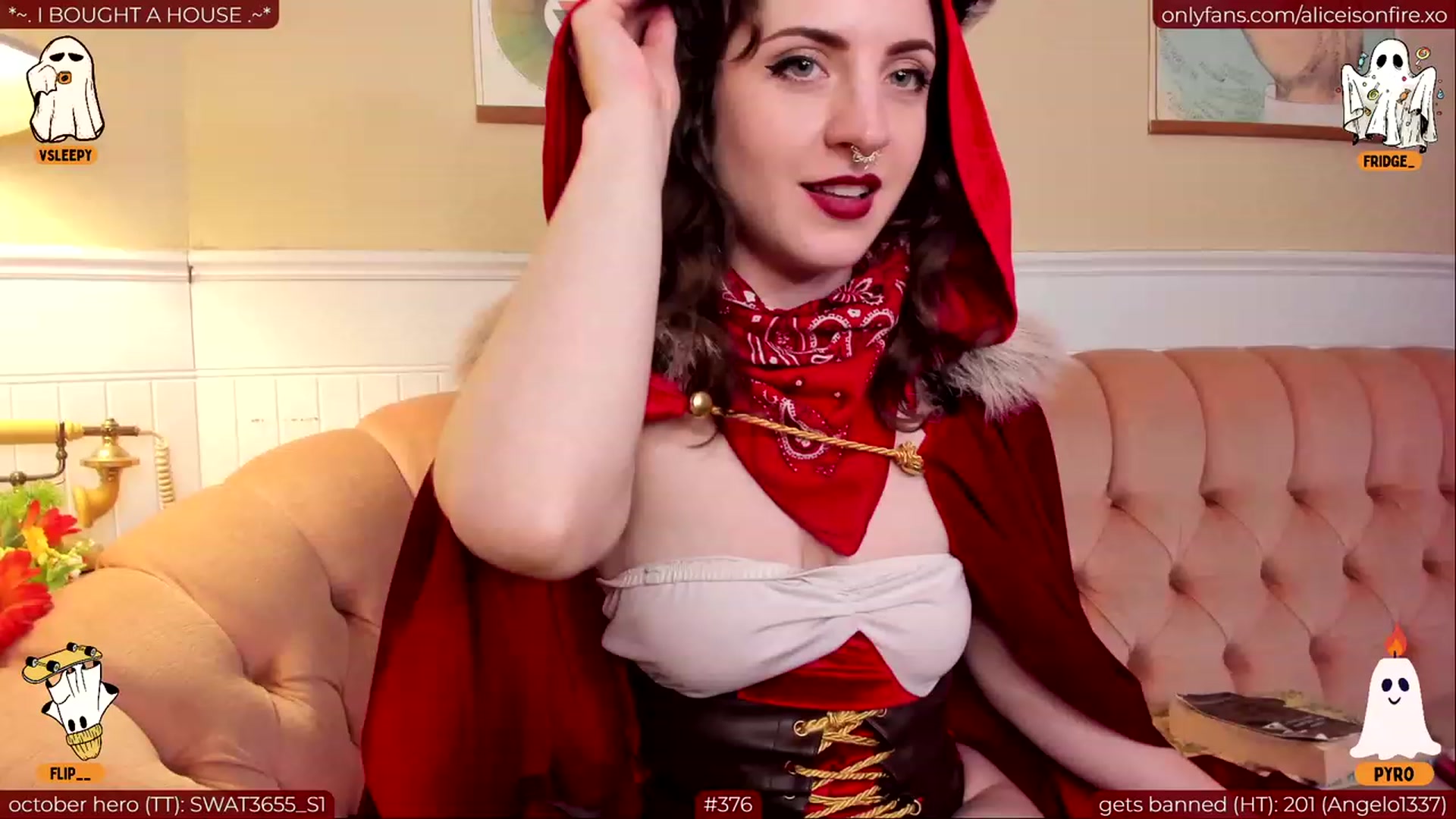 Gallery image thumbnail from aliceisonfire's myfreecams stream on, 10/10/2023, 07:34 image 12 of 20