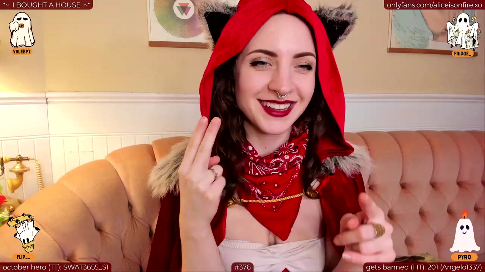 Gallery image thumbnail from aliceisonfire's myfreecams stream on, 10/10/2023, 07:34 image 15 of 20
