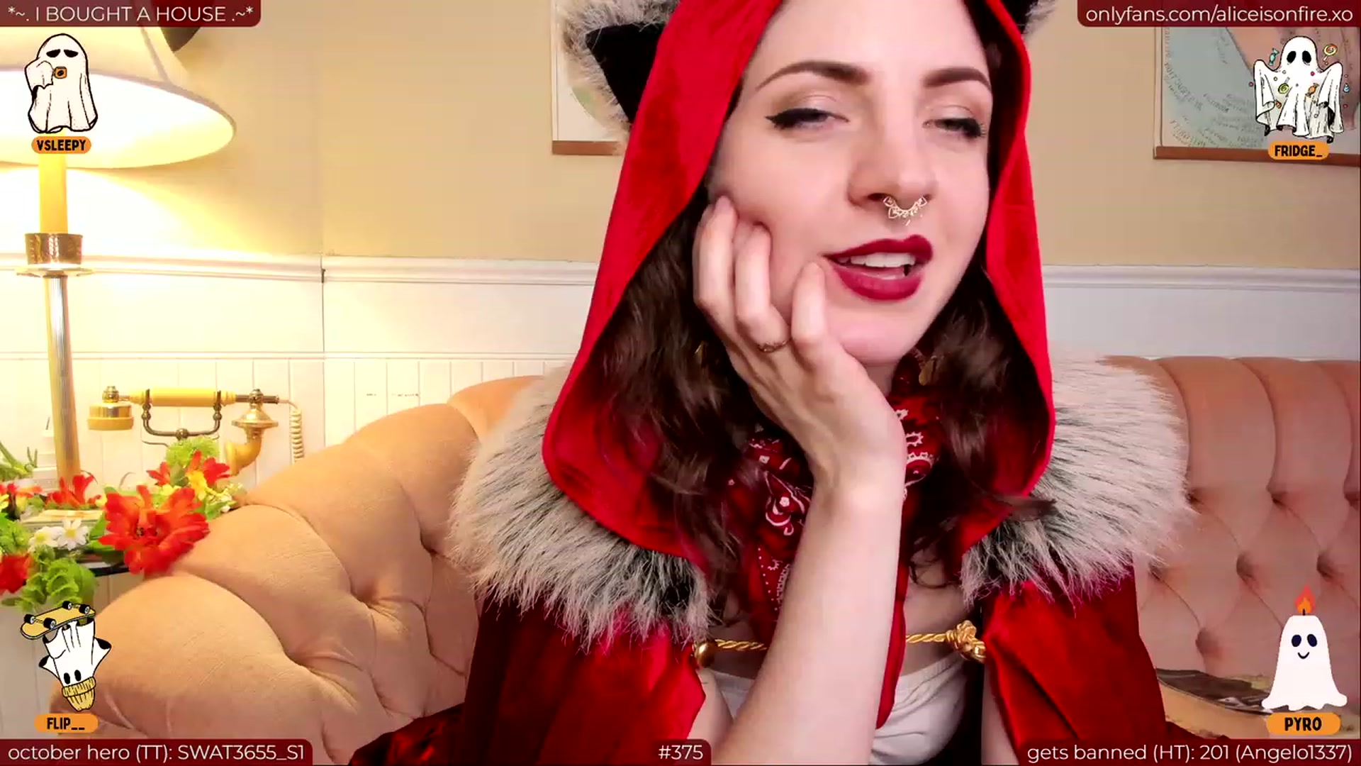 Gallery image thumbnail from aliceisonfire's myfreecams stream on, 10/10/2023, 07:34 image 2 of 20