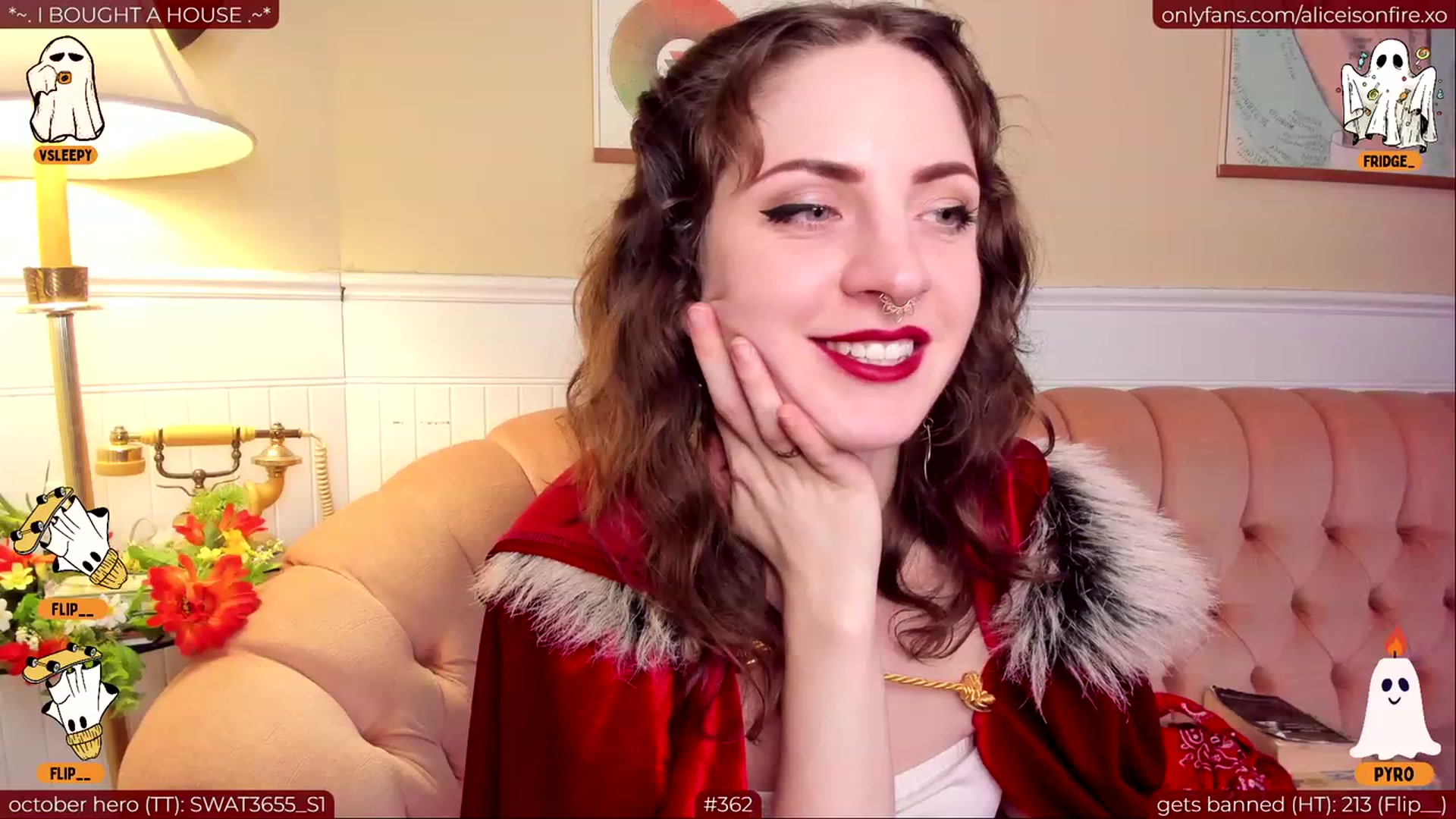 Gallery image thumbnail from aliceisonfire's myfreecams stream on, 10/10/2023, 09:36 image 8 of 20