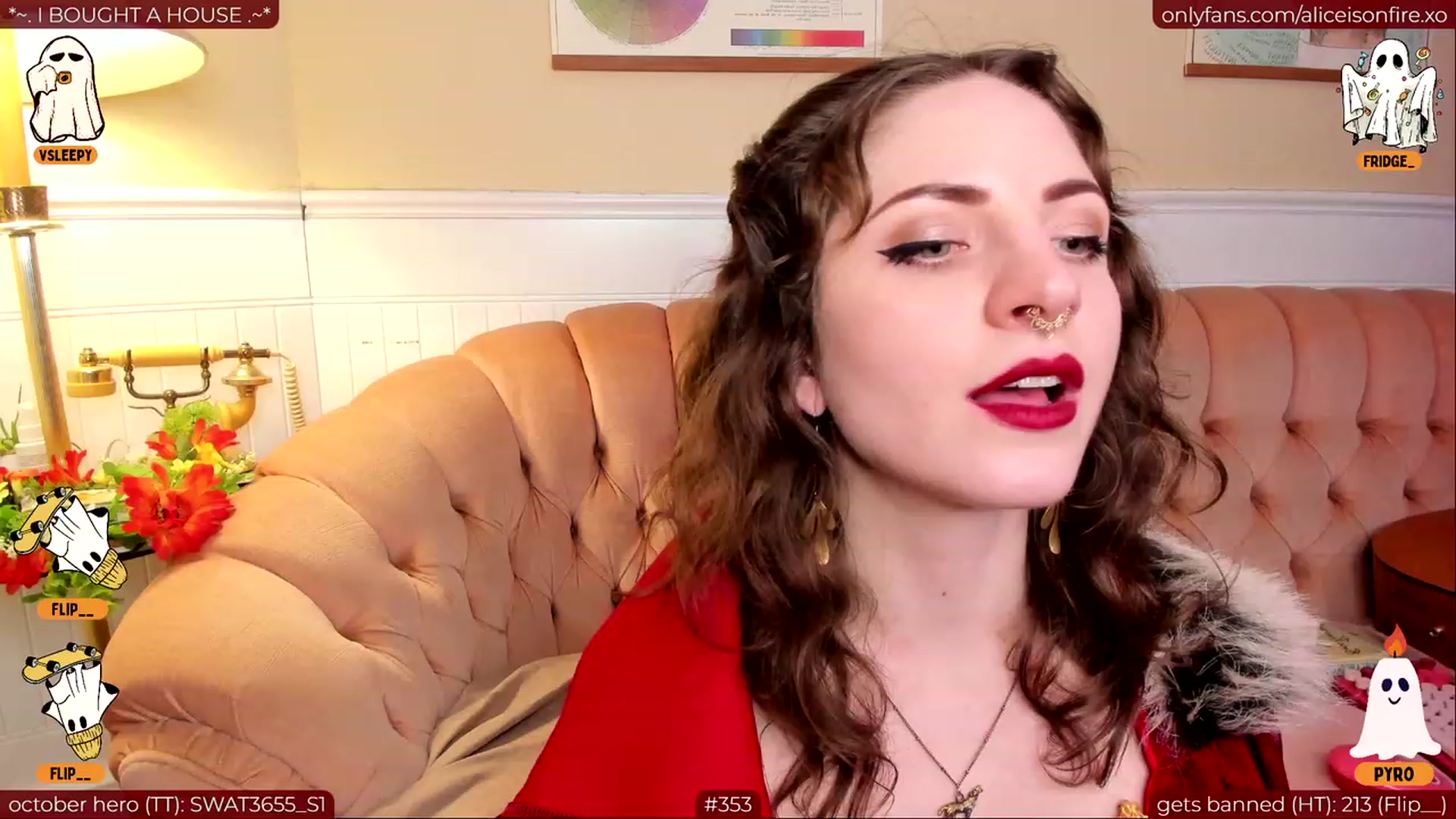 Gallery image thumbnail from aliceisonfire's myfreecams stream on, 10/10/2023, 09:36 image 16 of 20