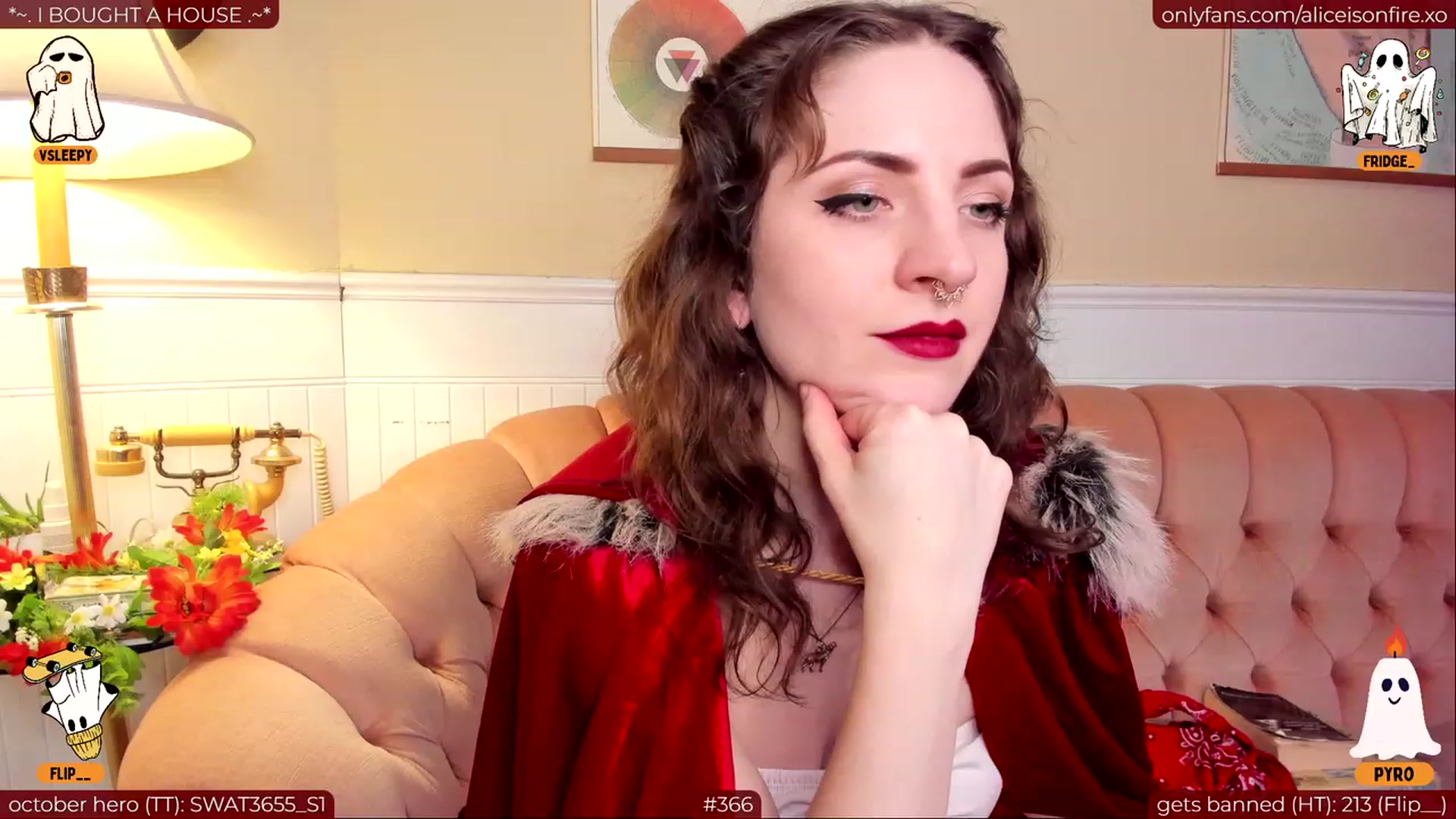 Gallery image thumbnail from aliceisonfire's myfreecams stream on, 10/10/2023, 09:36 image 7 of 20