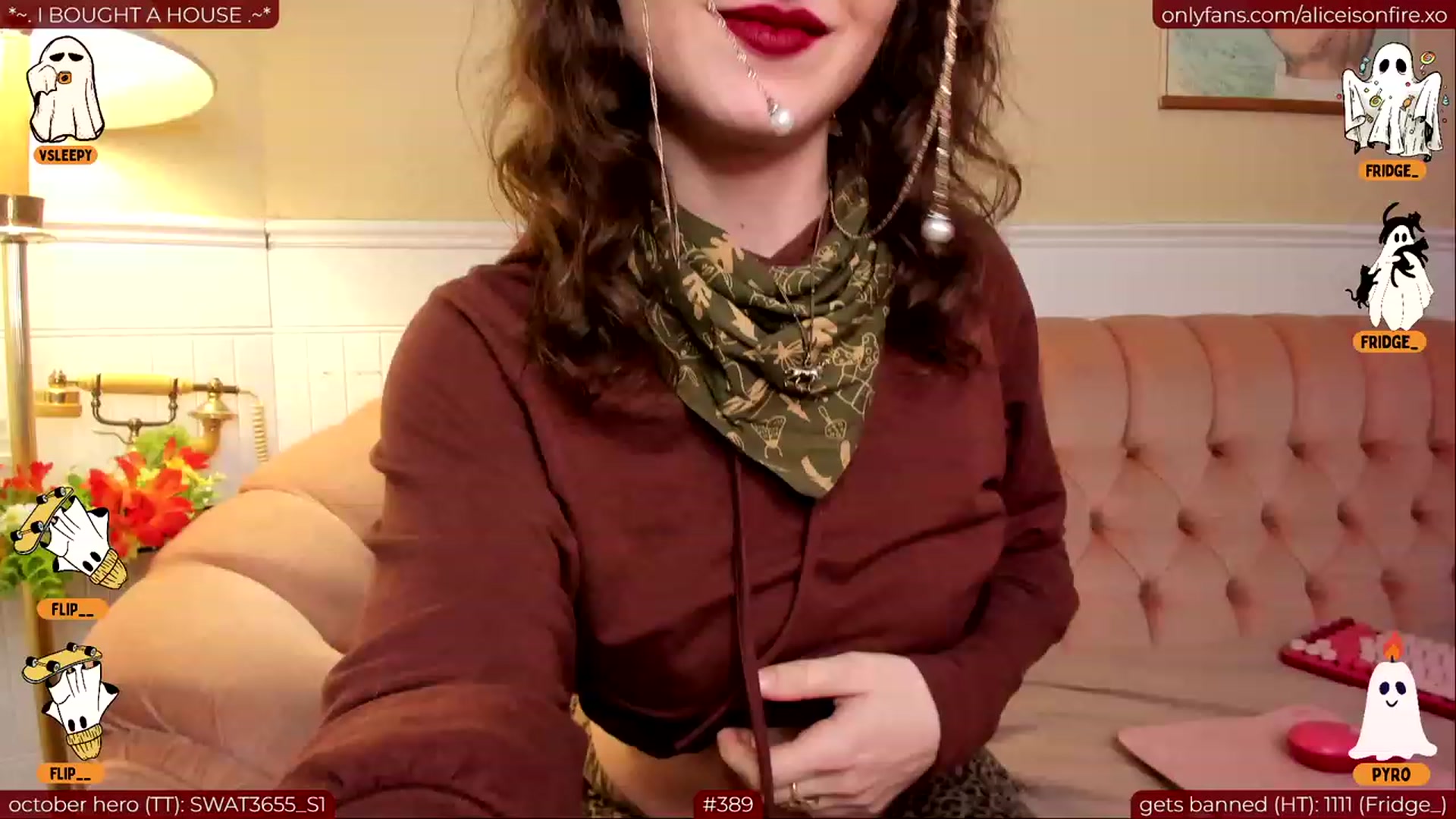 Gallery image thumbnail from aliceisonfire's myfreecams stream on, 10/11/2023, 07:34 image 16 of 20