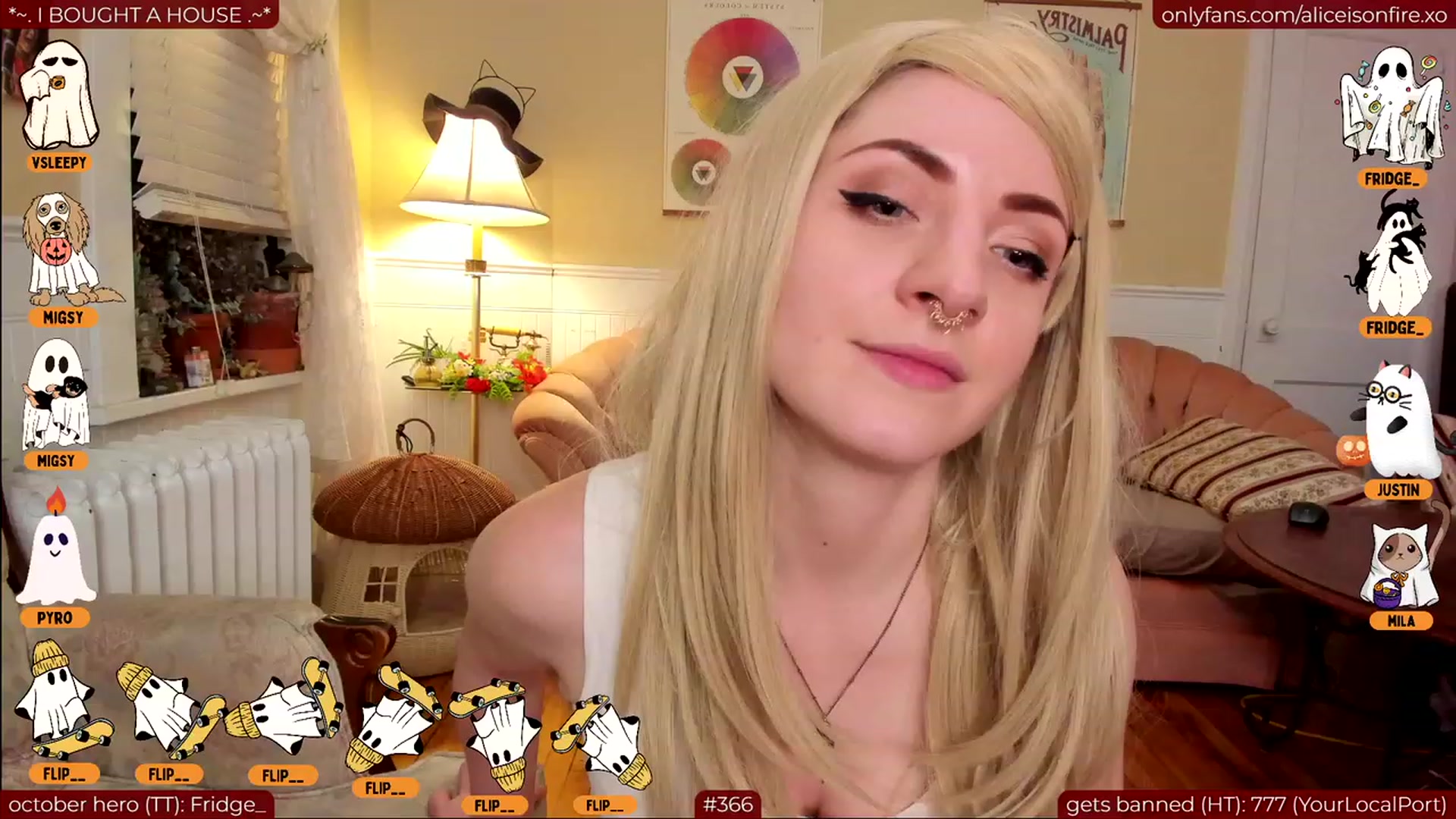 Gallery image thumbnail from aliceisonfire's myfreecams stream on, 10/16/2023, 07:31 image 11 of 20