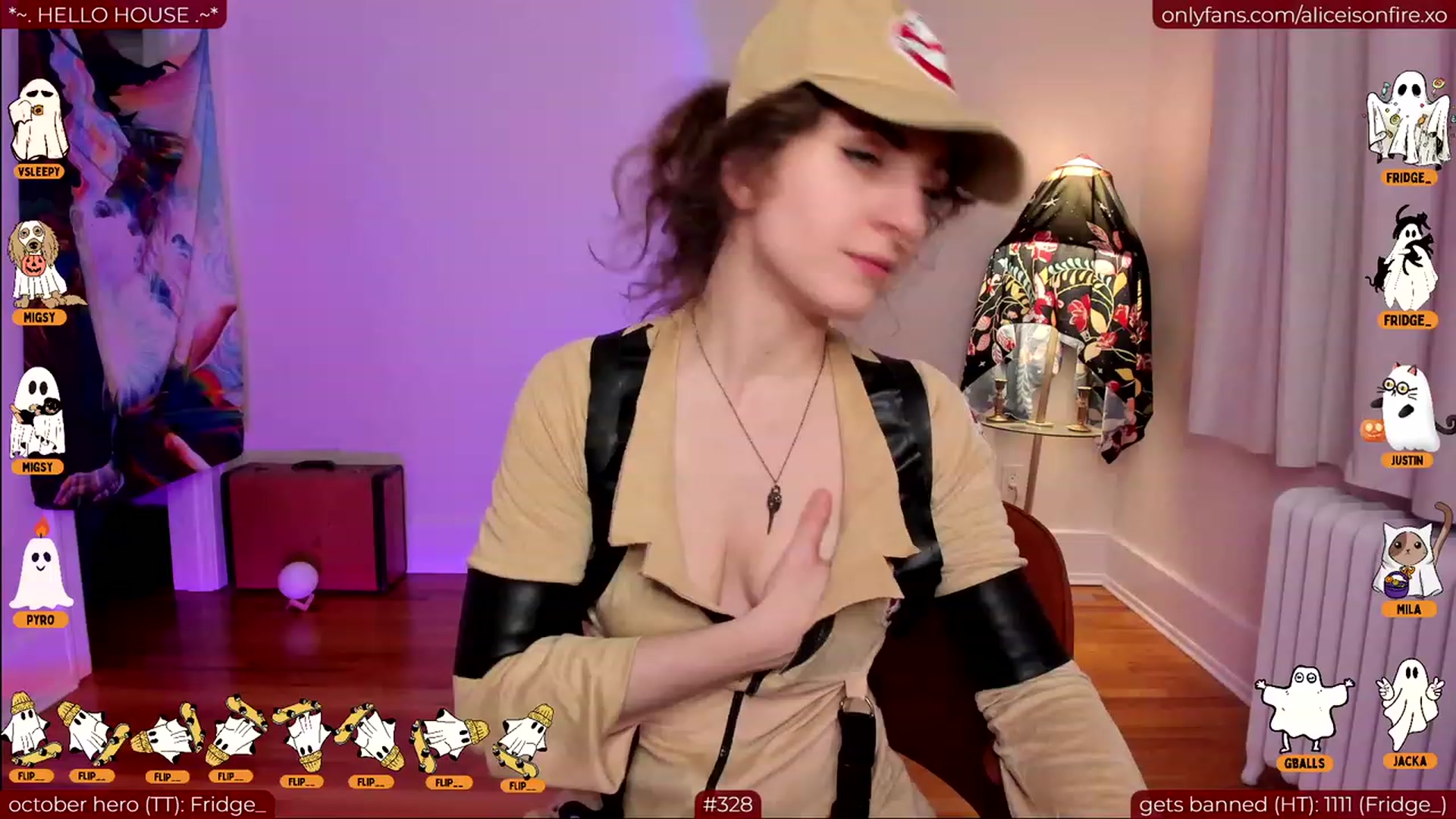 Gallery image thumbnail from aliceisonfire's myfreecams stream on, 10/24/2023, 09:22 image 19 of 20