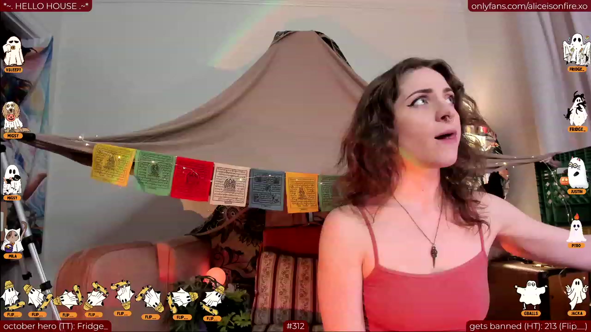 Gallery image thumbnail from aliceisonfire's myfreecams stream on, 10/27/2023, 06:41 image 6 of 20