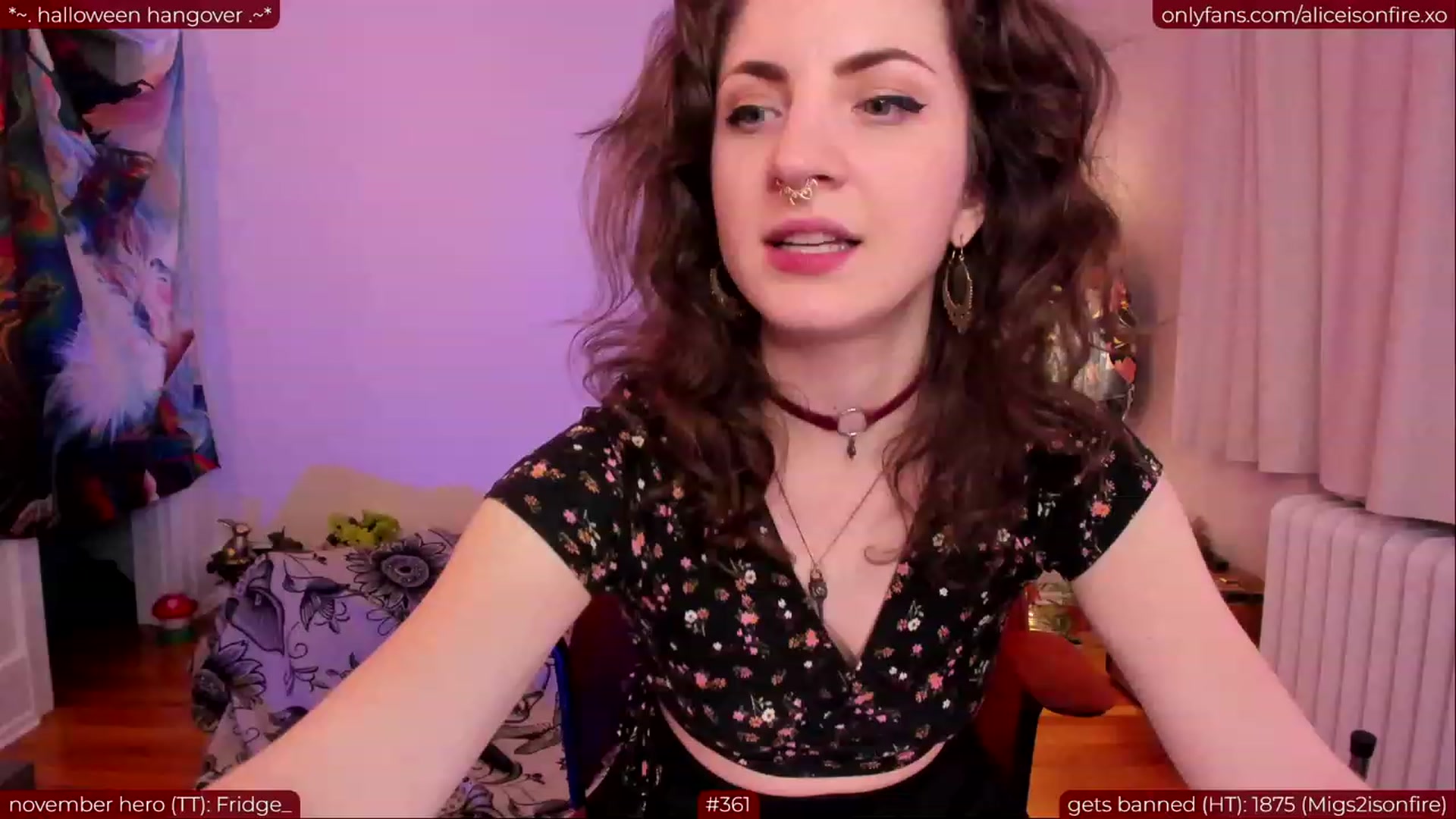 Gallery image thumbnail from aliceisonfire's myfreecams stream on, 11/04/2023, 09:43 image 2 of 20