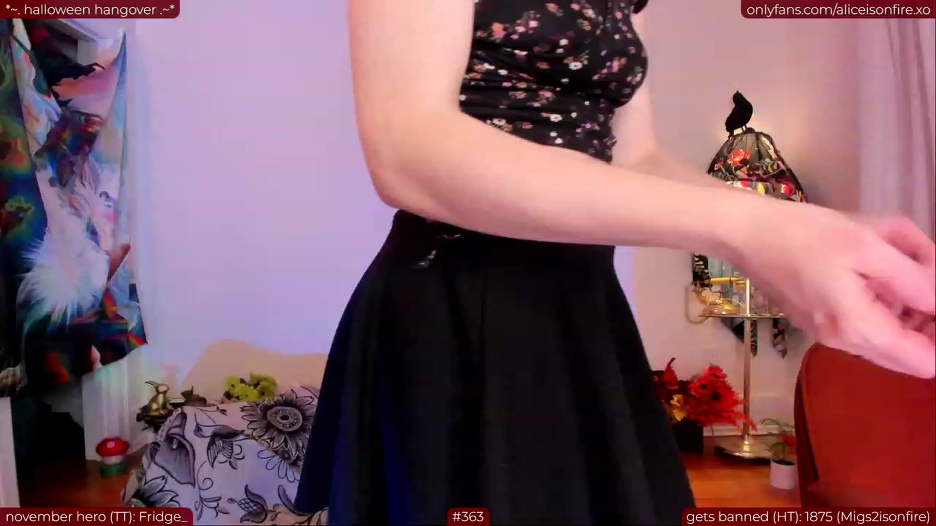 Gallery image thumbnail from aliceisonfire's myfreecams stream on, 11/04/2023, 09:43 image 1 of 20