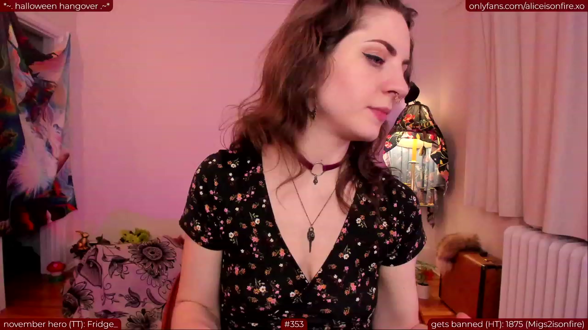 Gallery image thumbnail from aliceisonfire's myfreecams stream on, 11/04/2023, 09:43 image 19 of 20