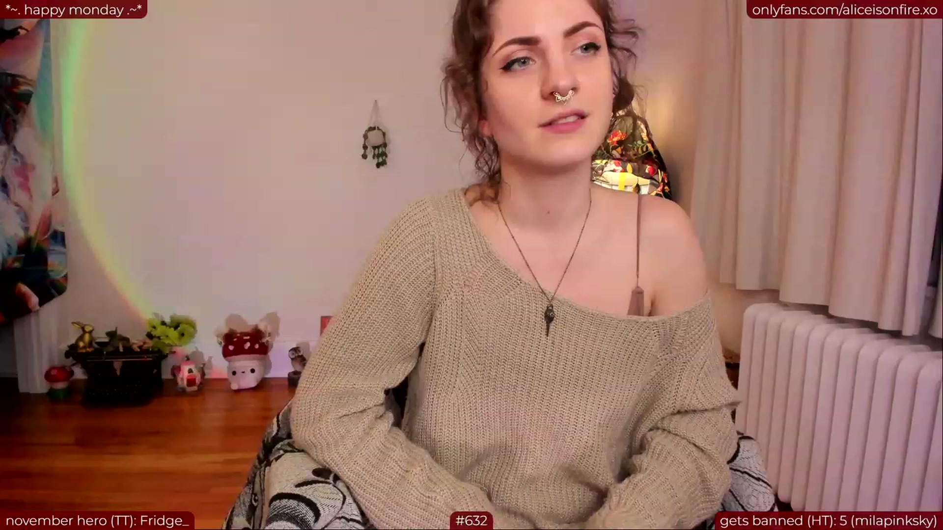 Gallery image thumbnail from aliceisonfire's myfreecams stream on, 11/07/2023, 05:08 image 1 of 20