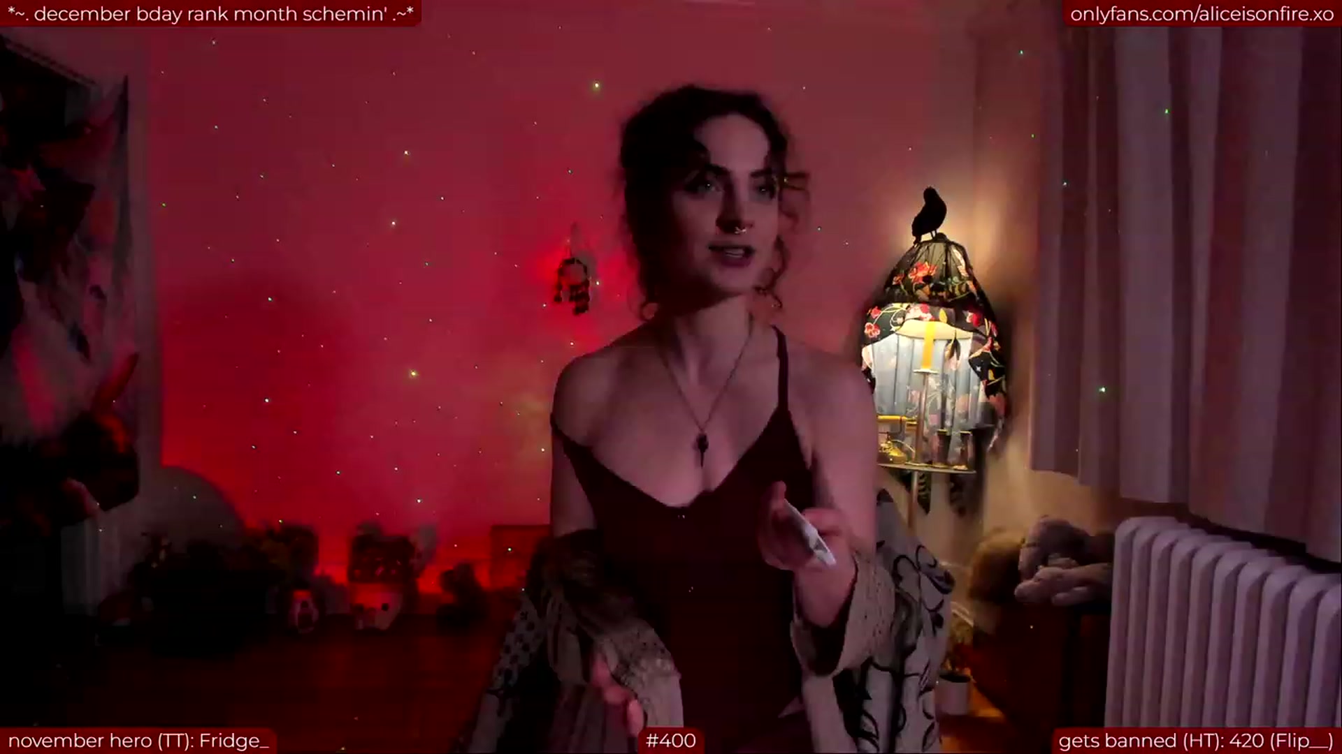 Gallery image thumbnail from aliceisonfire's myfreecams stream on, 11/09/2023, 08:08 image 14 of 20