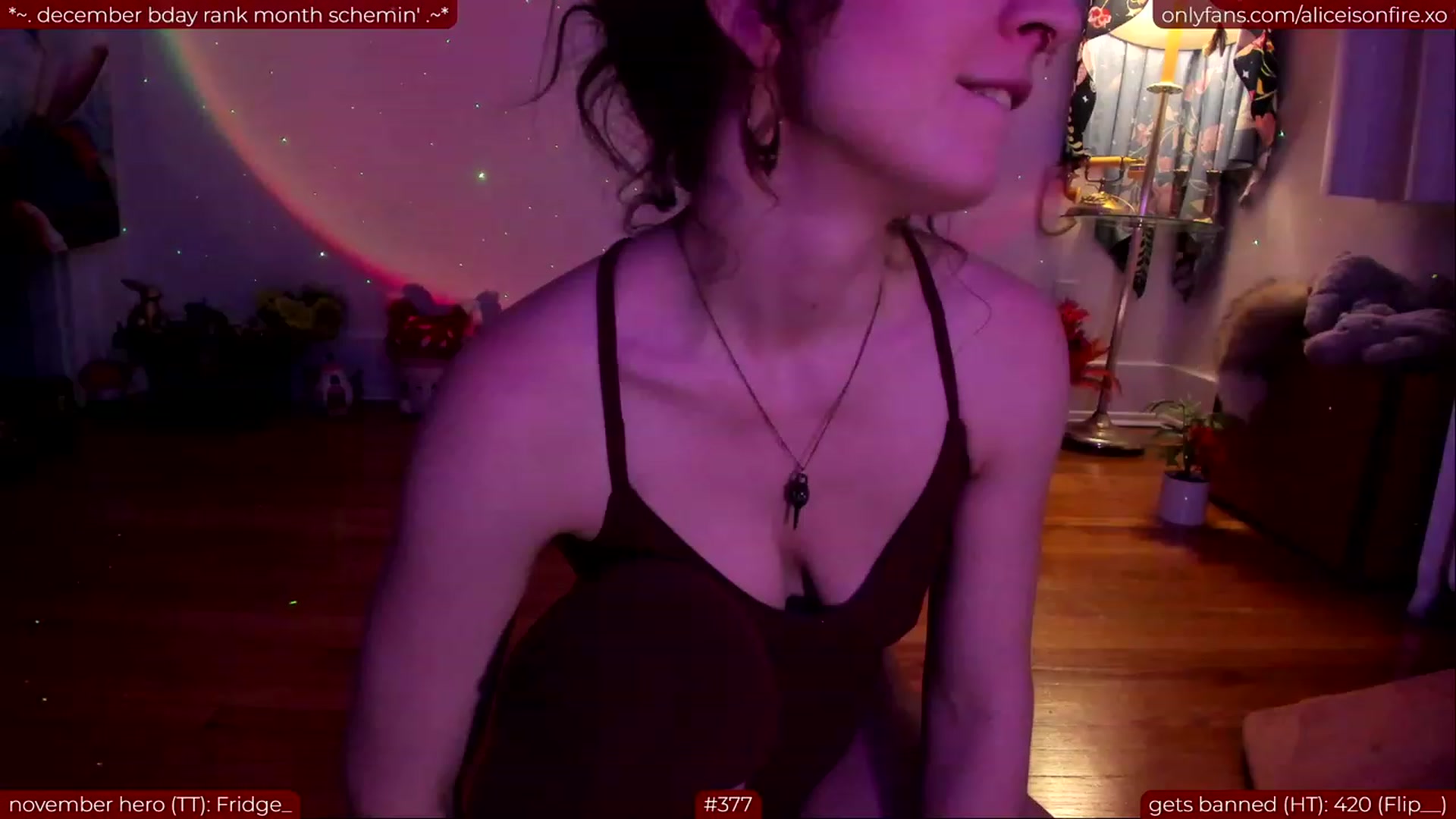 Gallery image thumbnail from aliceisonfire's myfreecams stream on, 11/09/2023, 08:08 image 20 of 20